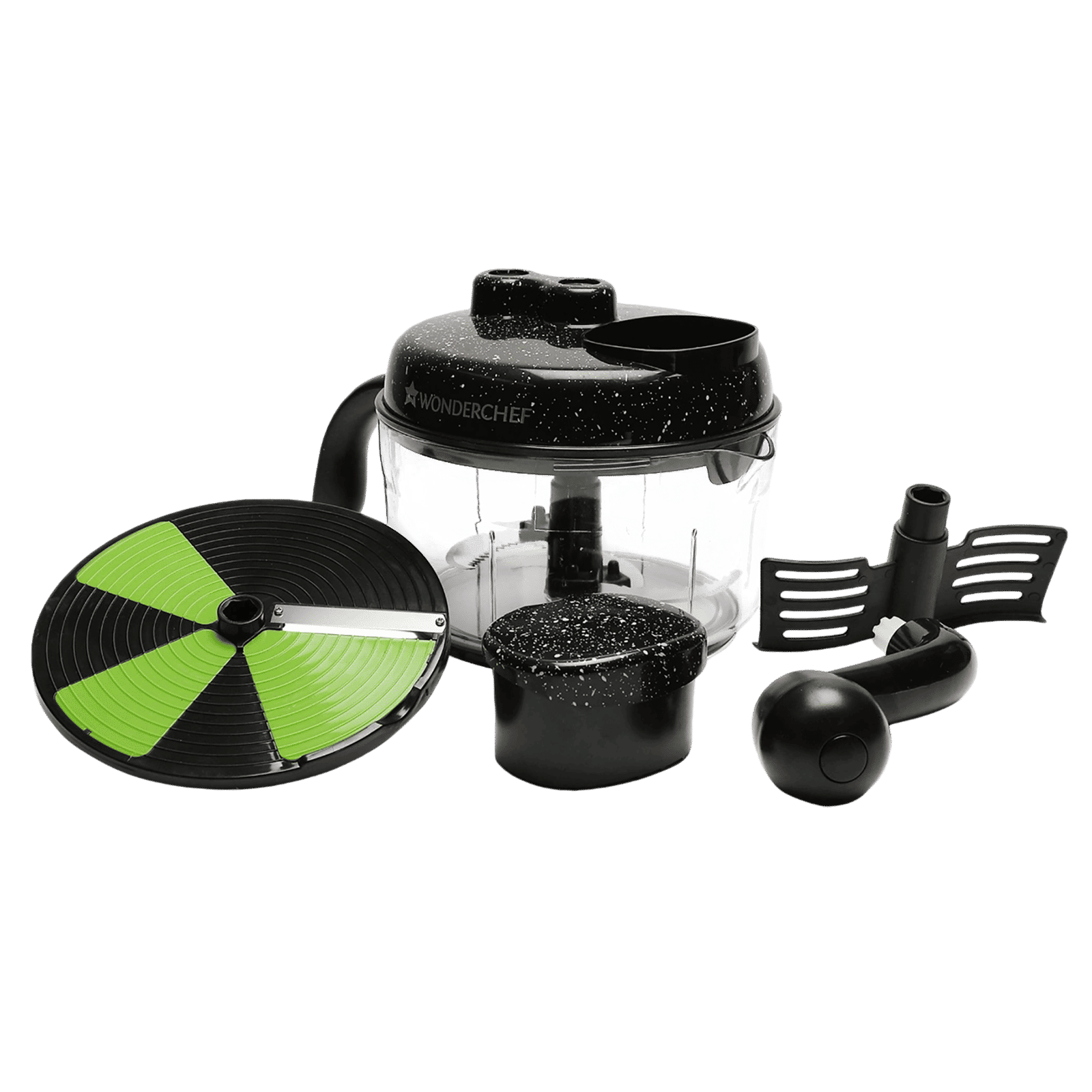 WONDERCHEF Turbo Vegetable & Fruit Chopper with 3 Blades (Black)_6
