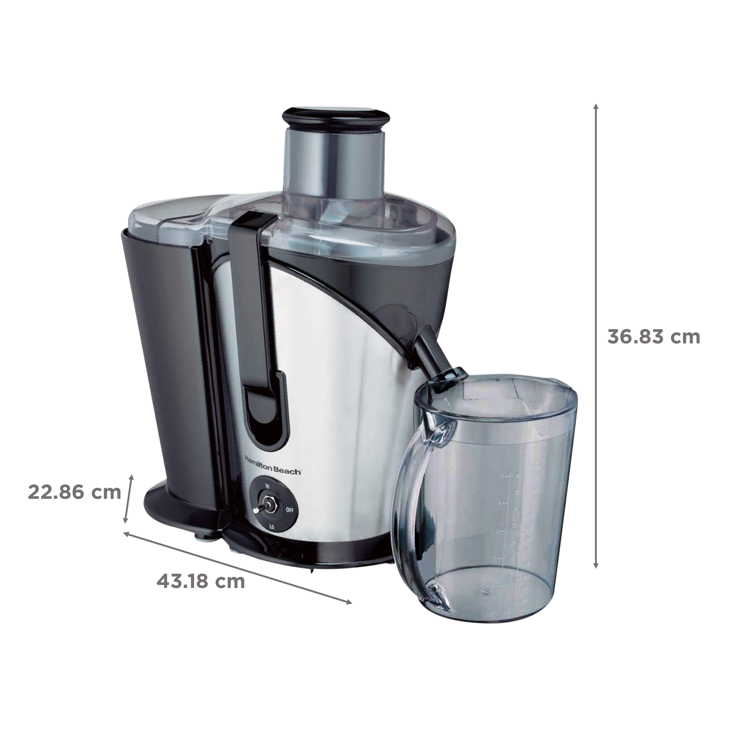 Hamilton Beach 850 Watt 1 Jar Juicer (Dishwasher Safe, Silver)_3