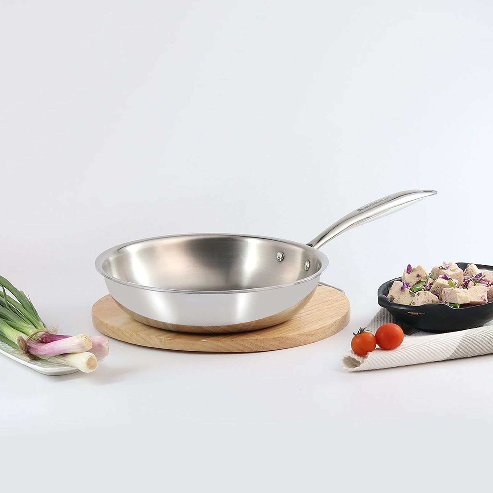 WONDERCHEF Nigella Frying Pan (Energy Efficient, 63153403, Silver)_15