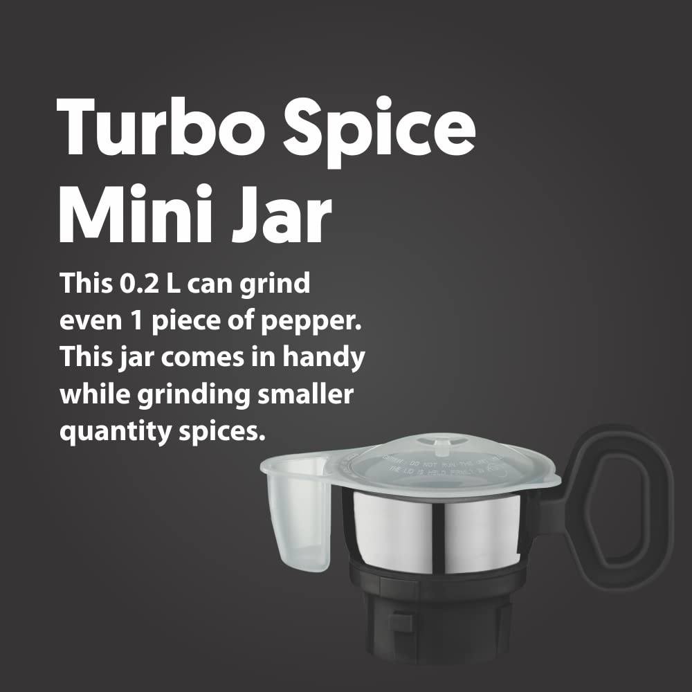 Preethi Zion 750 Watt 4 Jars Juicer Mixer Grinder (18000 RPM, Turbo Vent Technology, Black) Preethi Zion 750 Watt 4 Jars Juicer Mixer Grinder (18000 RPM, Turbo Vent Technology, Black)_6