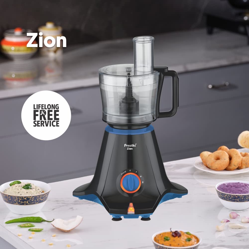 Preethi Zion 750 Watt 4 Jars Juicer Mixer Grinder (18000 RPM, Turbo Vent Technology, Black) Preethi Zion 750 Watt 4 Jars Juicer Mixer Grinder (18000 RPM, Turbo Vent Technology, Black)_9