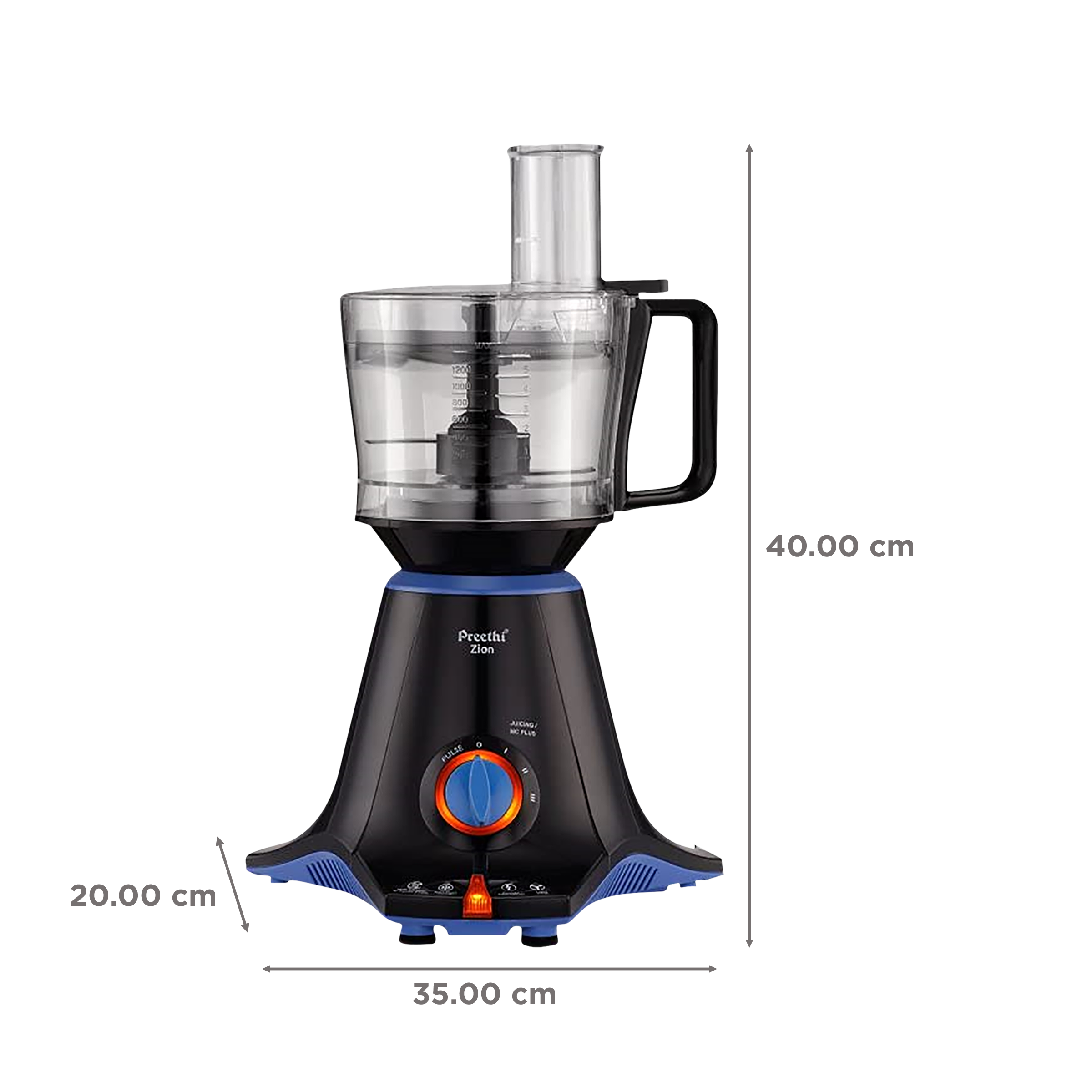 Preethi Zion 750 Watt 4 Jars Juicer Mixer Grinder (18000 RPM, Turbo Vent Technology, Black) Preethi Zion 750 Watt 4 Jars Juicer Mixer Grinder (18000 RPM, Turbo Vent Technology, Black)_3