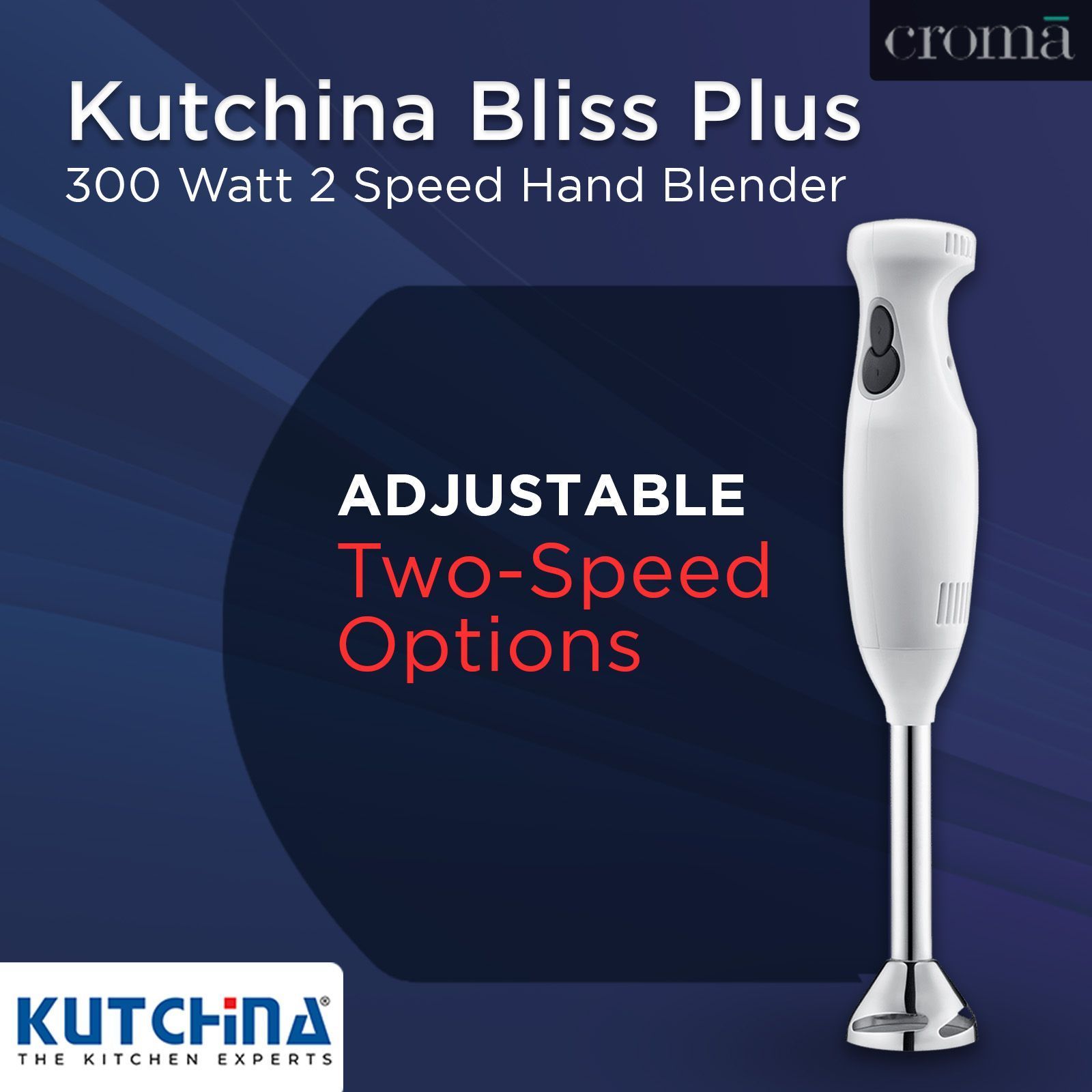 Kutchina Bliss SS Plus 400 Watt 2 Speed Hand Blender with 2 Attachments (Detachable Shaft, White) Kutchina Bliss SS Plus 400 Watt 2 Speed Hand Blender with 2 Attachments (Detachable Shaft, White)_14