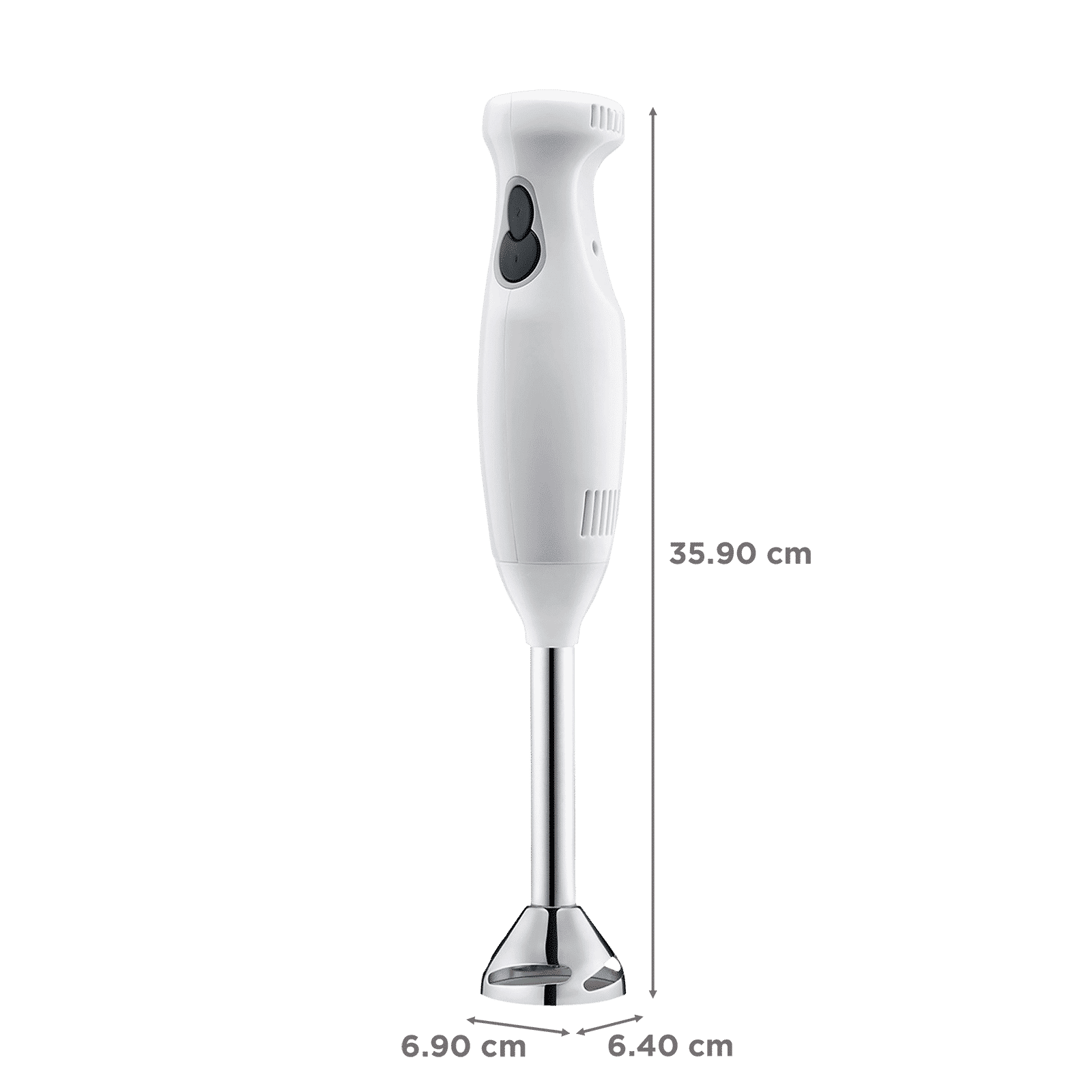 Kutchina Bliss SS Plus 400 Watt 2 Speed Hand Blender with 2 Attachments (Detachable Shaft, White) Kutchina Bliss SS Plus 400 Watt 2 Speed Hand Blender with 2 Attachments (Detachable Shaft, White)_3