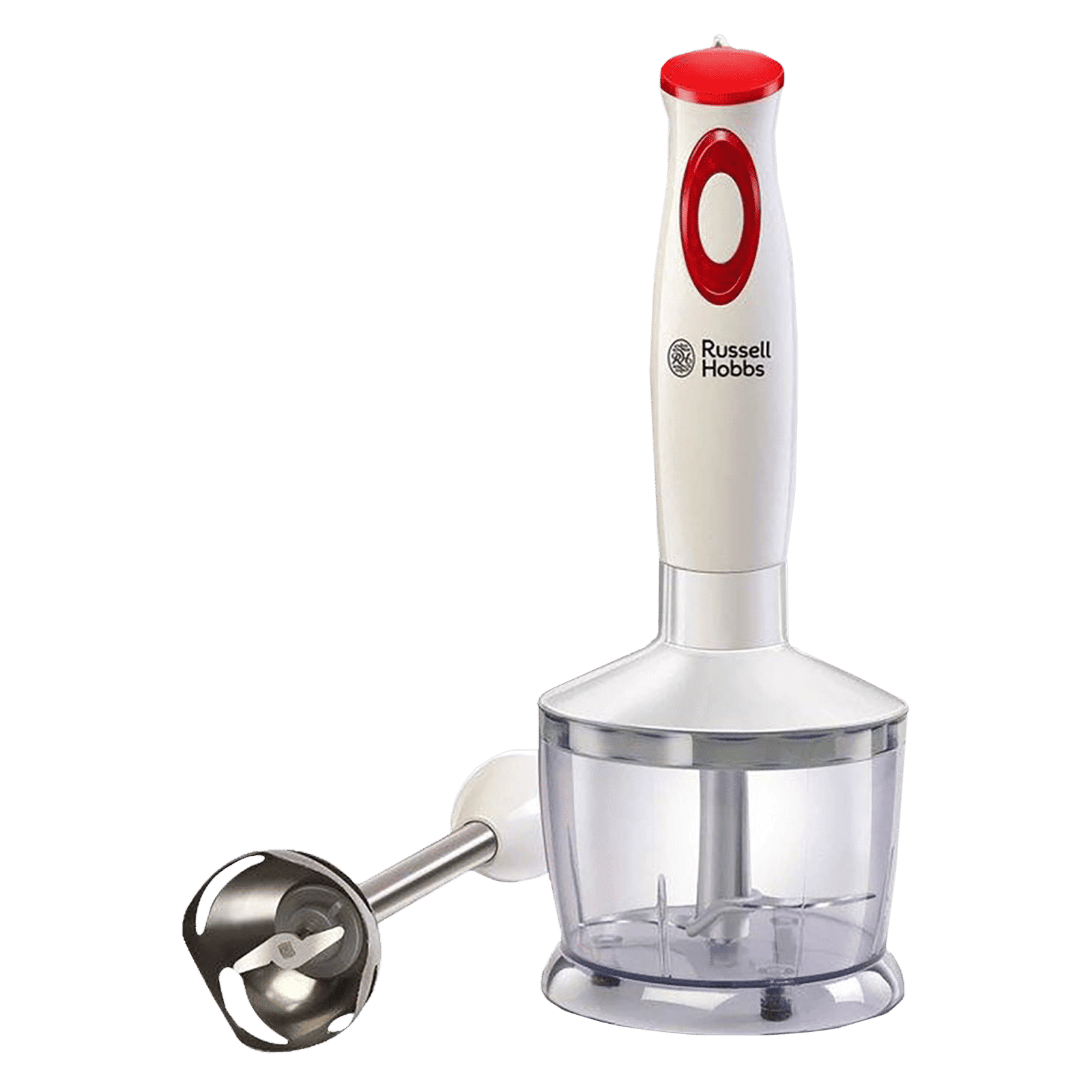 Russell Hobbs 300 Watt Hand Blender with 2 Attachments (Splash Free Design, White)_1