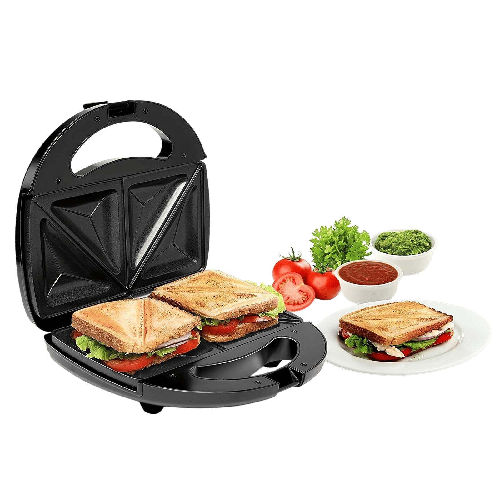 Russell Hobbs RST750SW 750W 2 Slice Sandwich Maker with Anti-Skid Feet (Black)_6