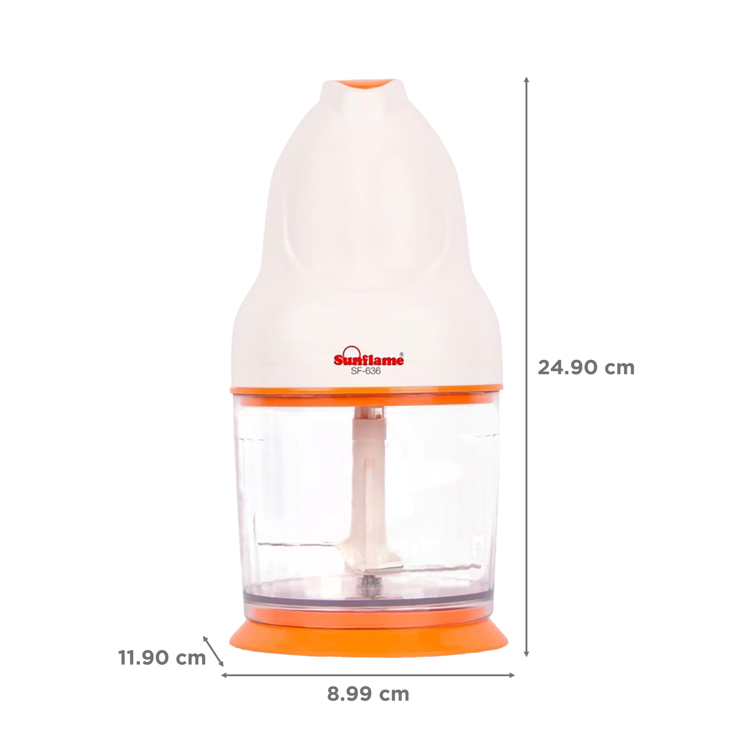 Sunflame SF-636 250 Watt Vegetable Chopper (White)_3