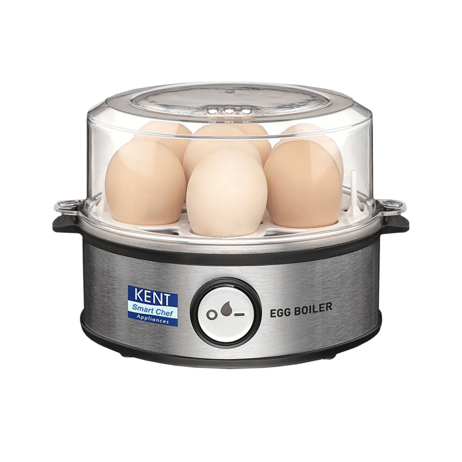 KENT Instant 7 Egg Electric Egg Boiler with Auto Shut Off (Silver)_1