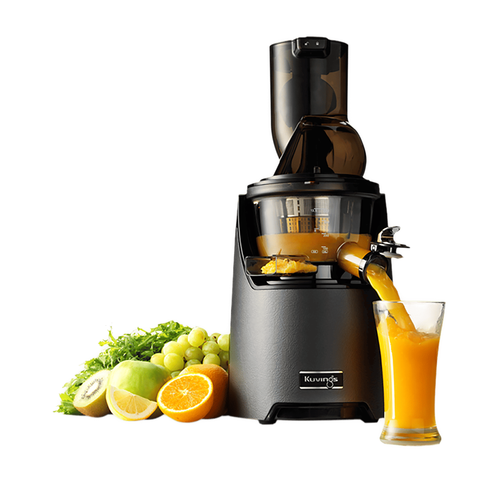 Kuvings EVO810 240 Watt 1 Jar Cold Press Slow Juicer (50 RPM, 3-in-1 Multi Function, Gun Metal)_1