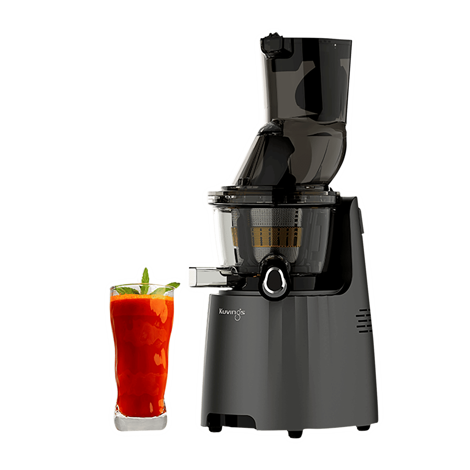 Kuvings EVO810 240 Watt 1 Jar Cold Press Slow Juicer (50 RPM, 3-in-1 Multi Function, Gun Metal)_4