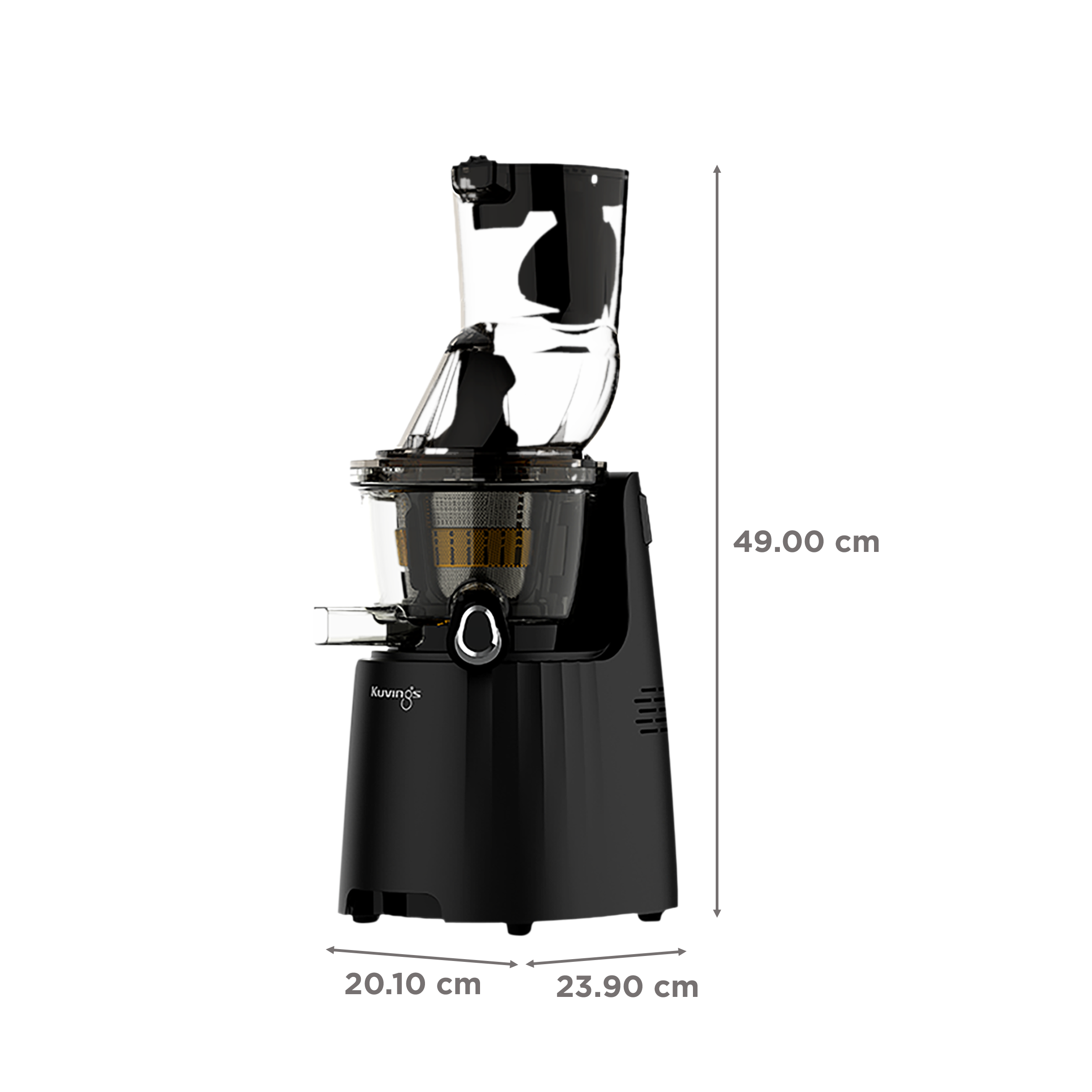 Kuvings EVO810 240 Watt 1 Jar Cold Press Slow Juicer (50 RPM, 3-in-1 Multi Function, Black) Kuvings EVO810 240 Watt 1 Jar Cold Press Slow Juicer (50 RPM, 3-in-1 Multi Function, Black)_3