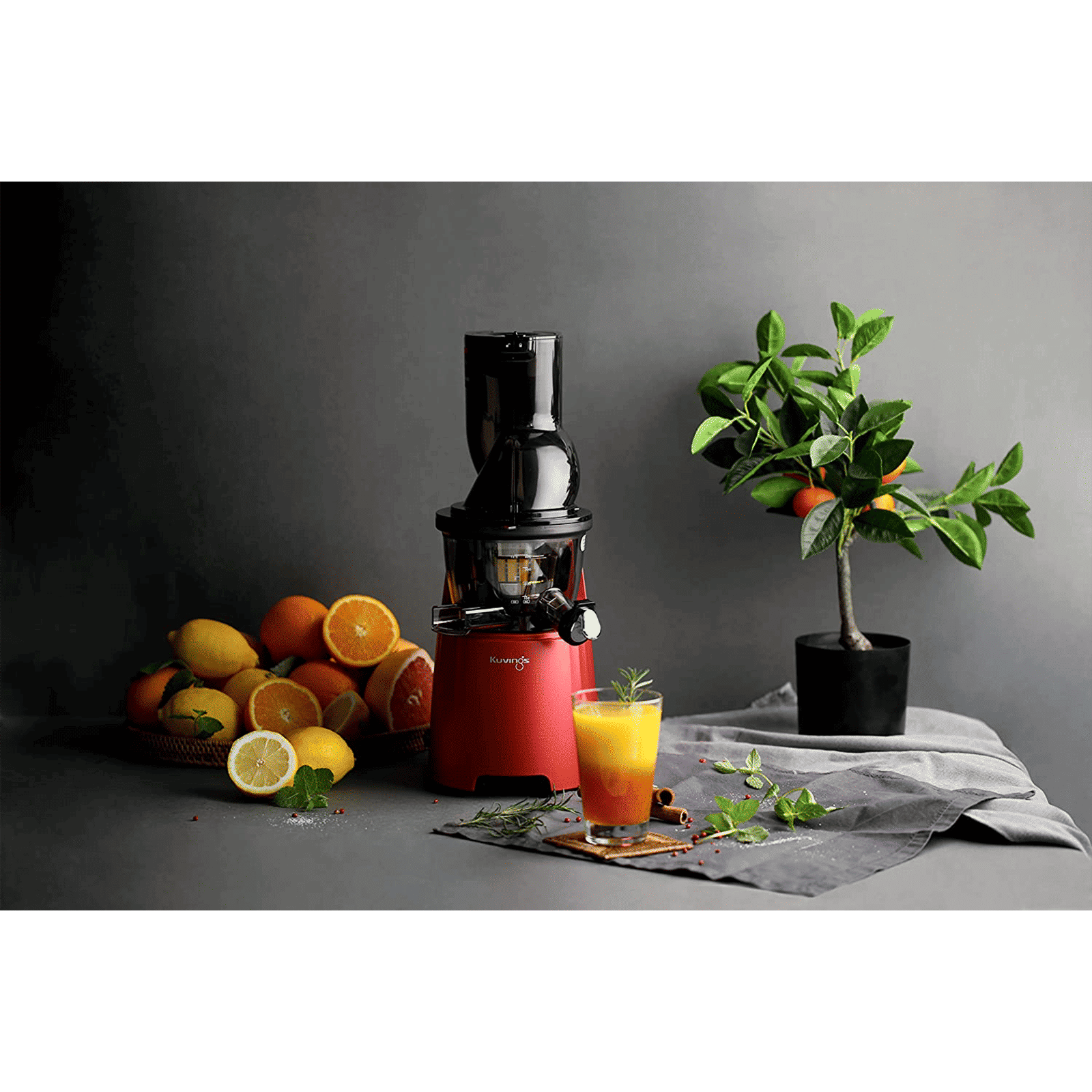 Kuvings EVO810 240 Watt 1 Jar Cold Press Slow Juicer (50 RPM, 3-in-1 Multi Function, Red)_9