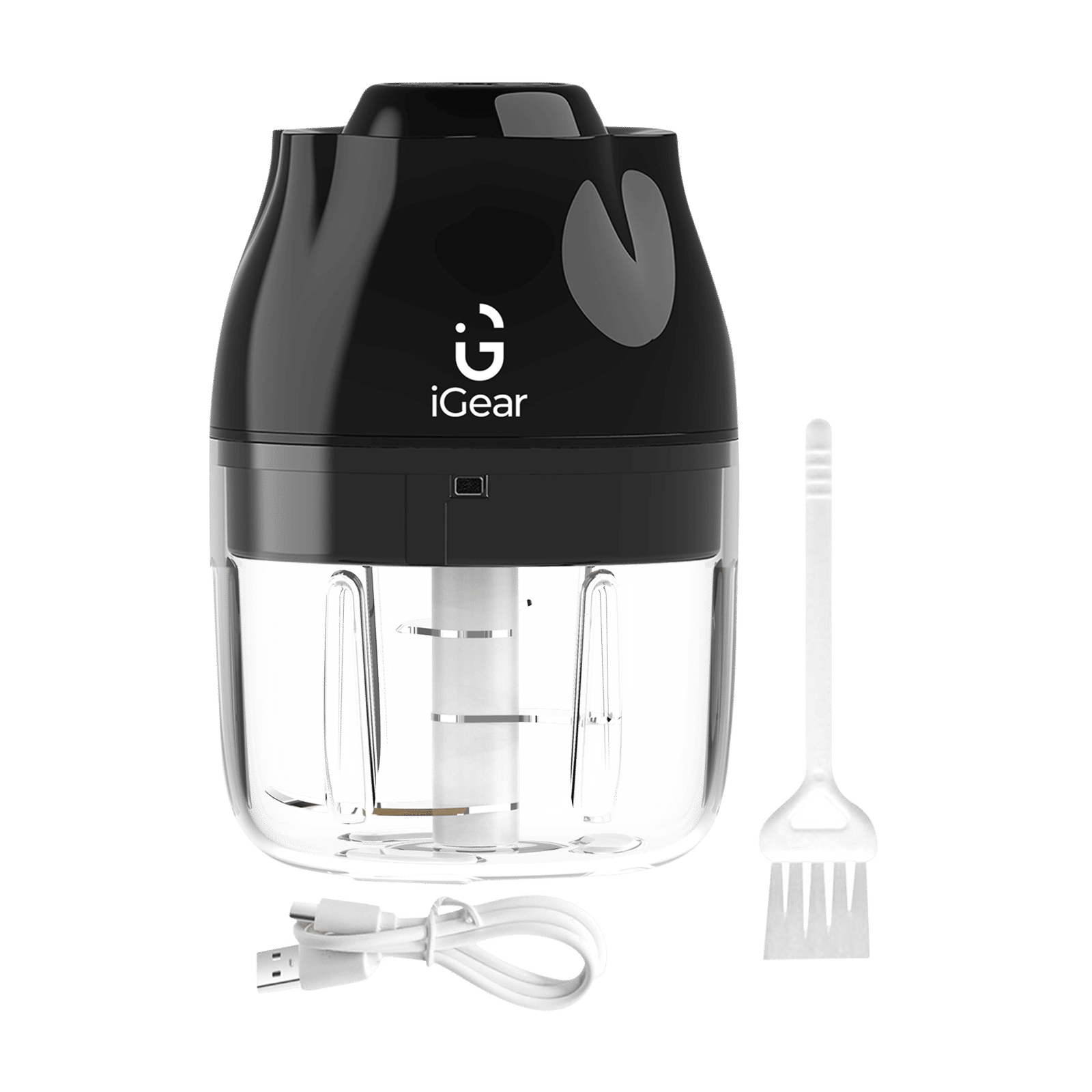 iGear Chop Mix 20 Watt Vegetable & Fruit Chopper with 3 Blades (Black)_3