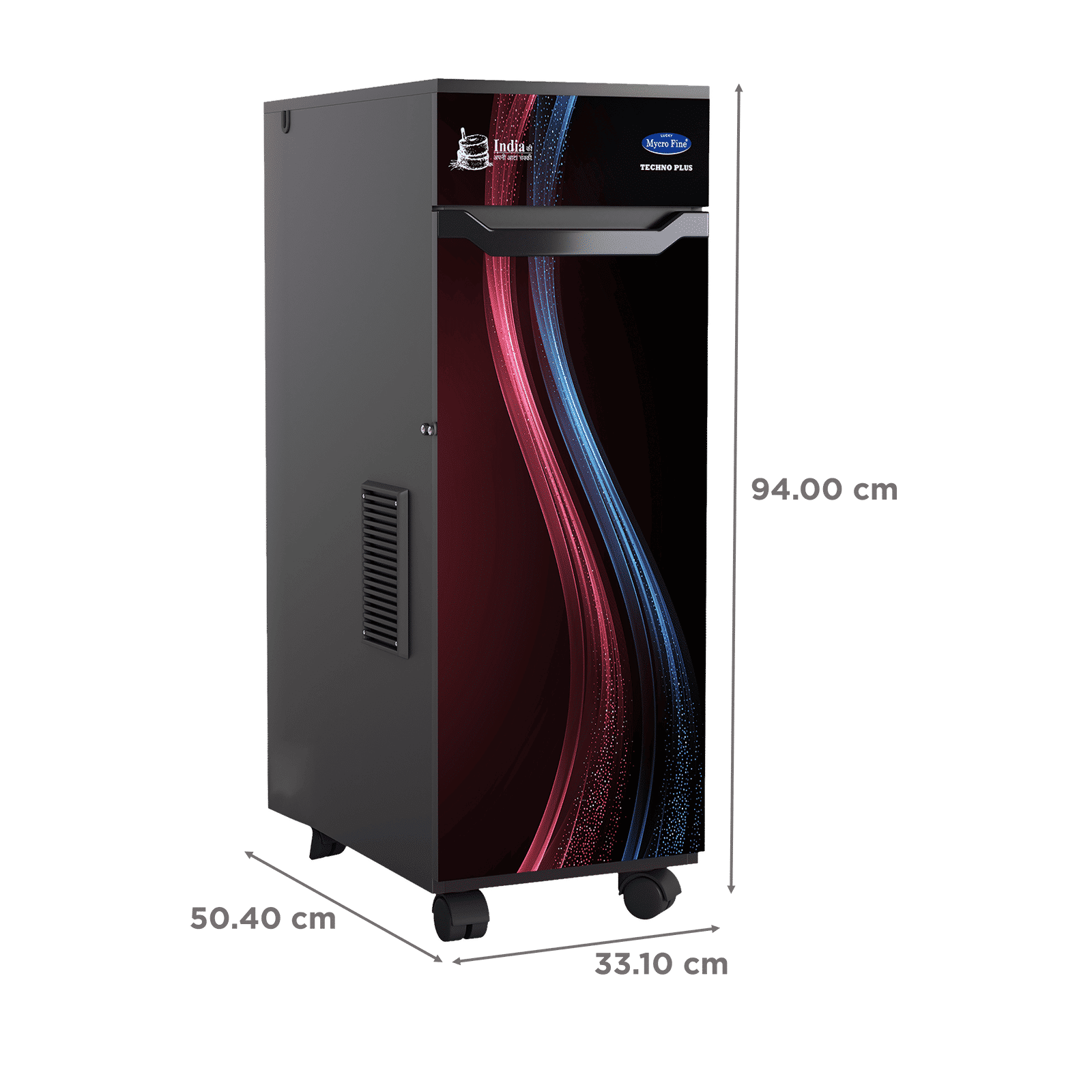 Mycro fine Techno Plus VAC 750 Watts 6.5 Kg Flour Mill Machine (Smart I-sensor Technology, LMFA0389, Blue Strip)_3