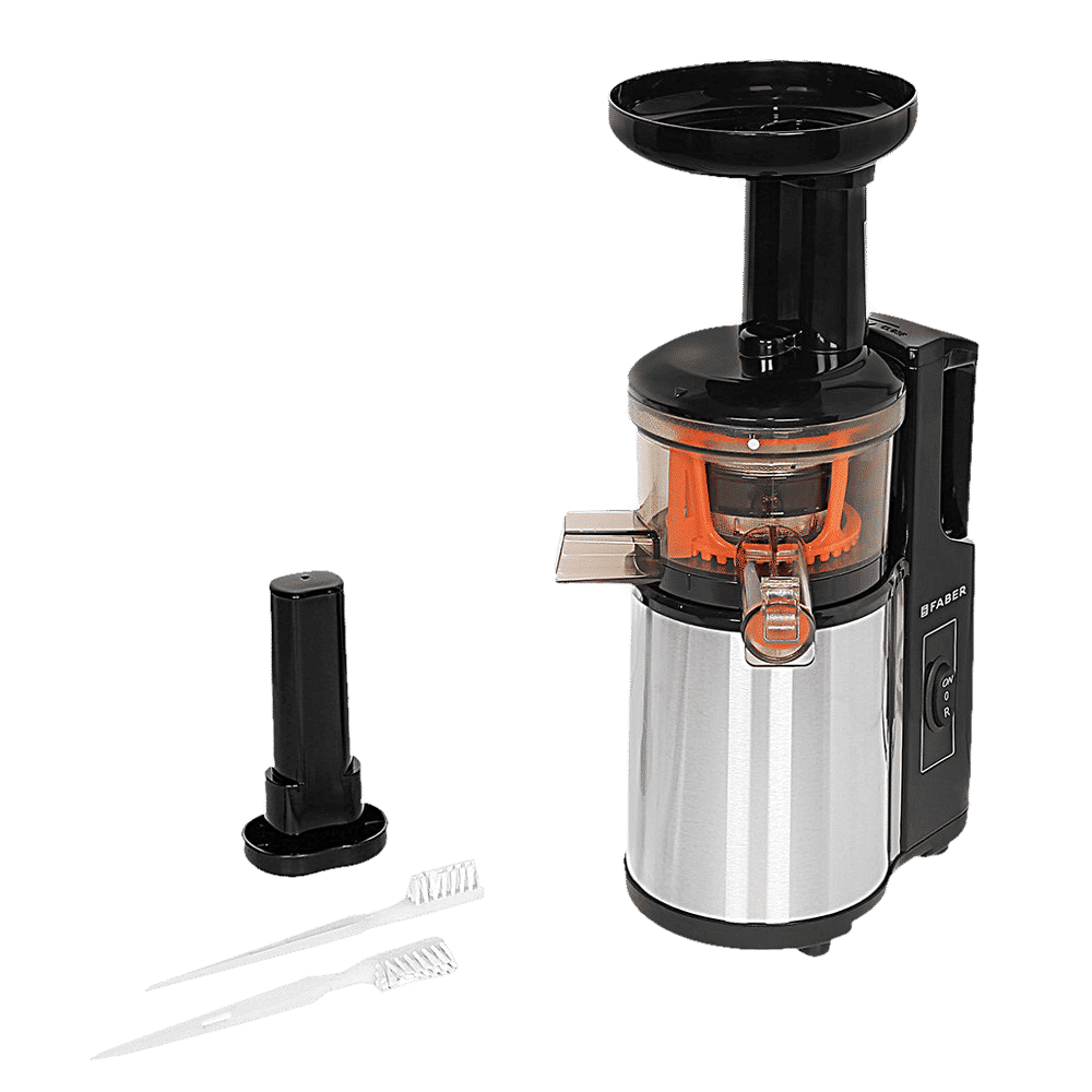FABER FSJ 150 R 150 Watt Slow Juicer (60 RPM, Safety Protection System, Black)_10