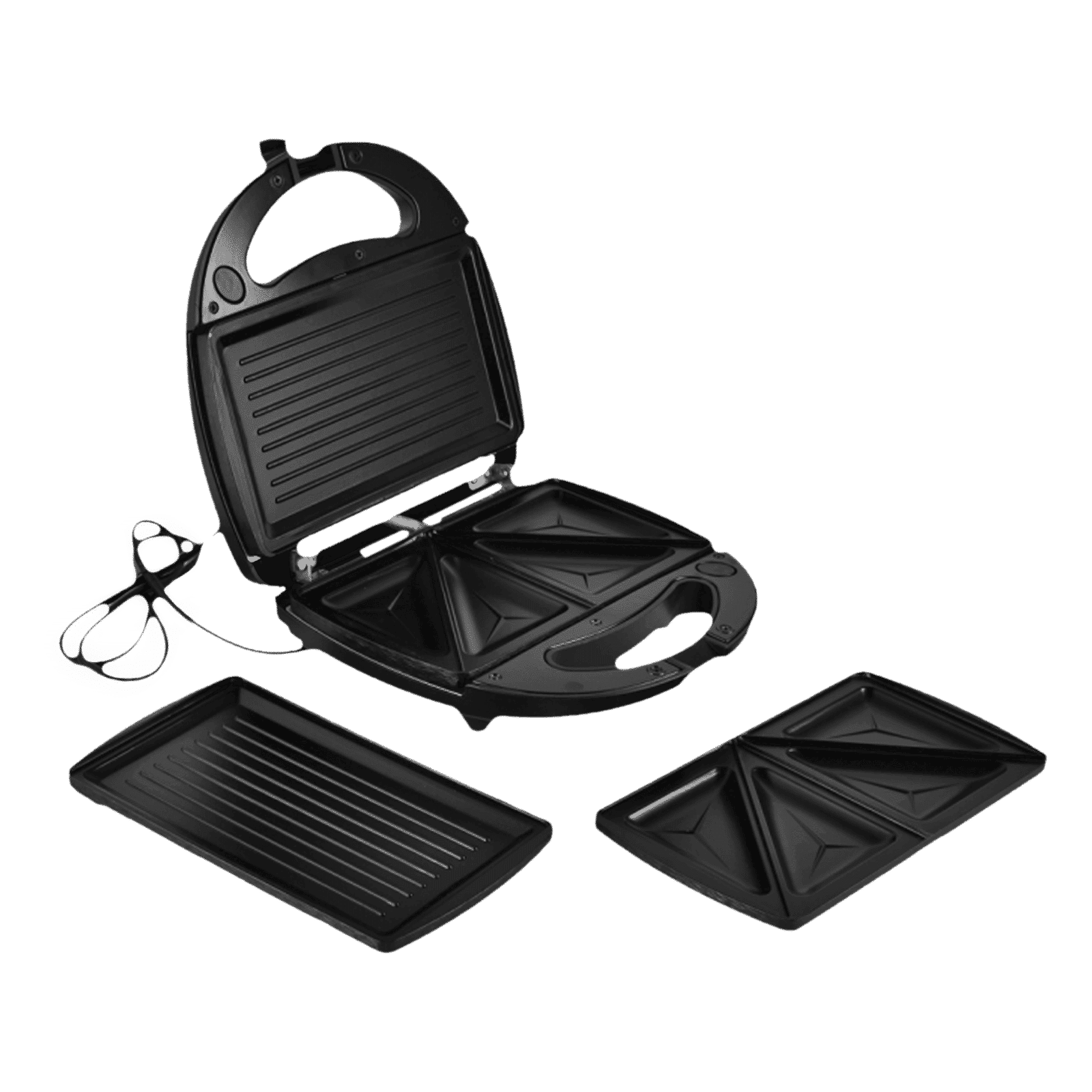 Sunflame SF-111 750W 2 Slice Grill Sandwich Toaster with In-built Safety Fuse (Black & Silver)_6