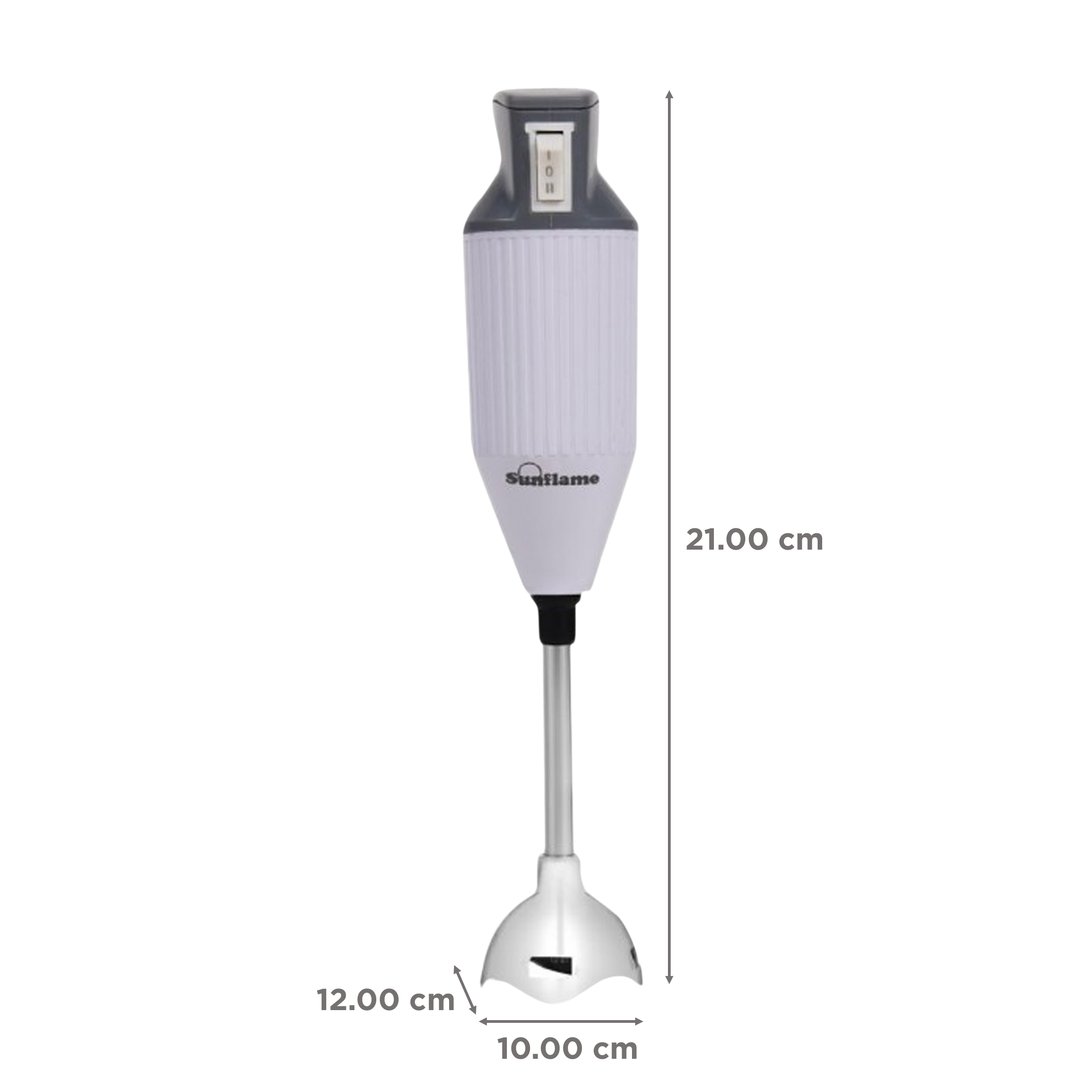 Sunflame SF-647 250 Watt 2 Speed Hand Blender with 3 Attachments (Sturdy Design with Handy Grip, White)_3