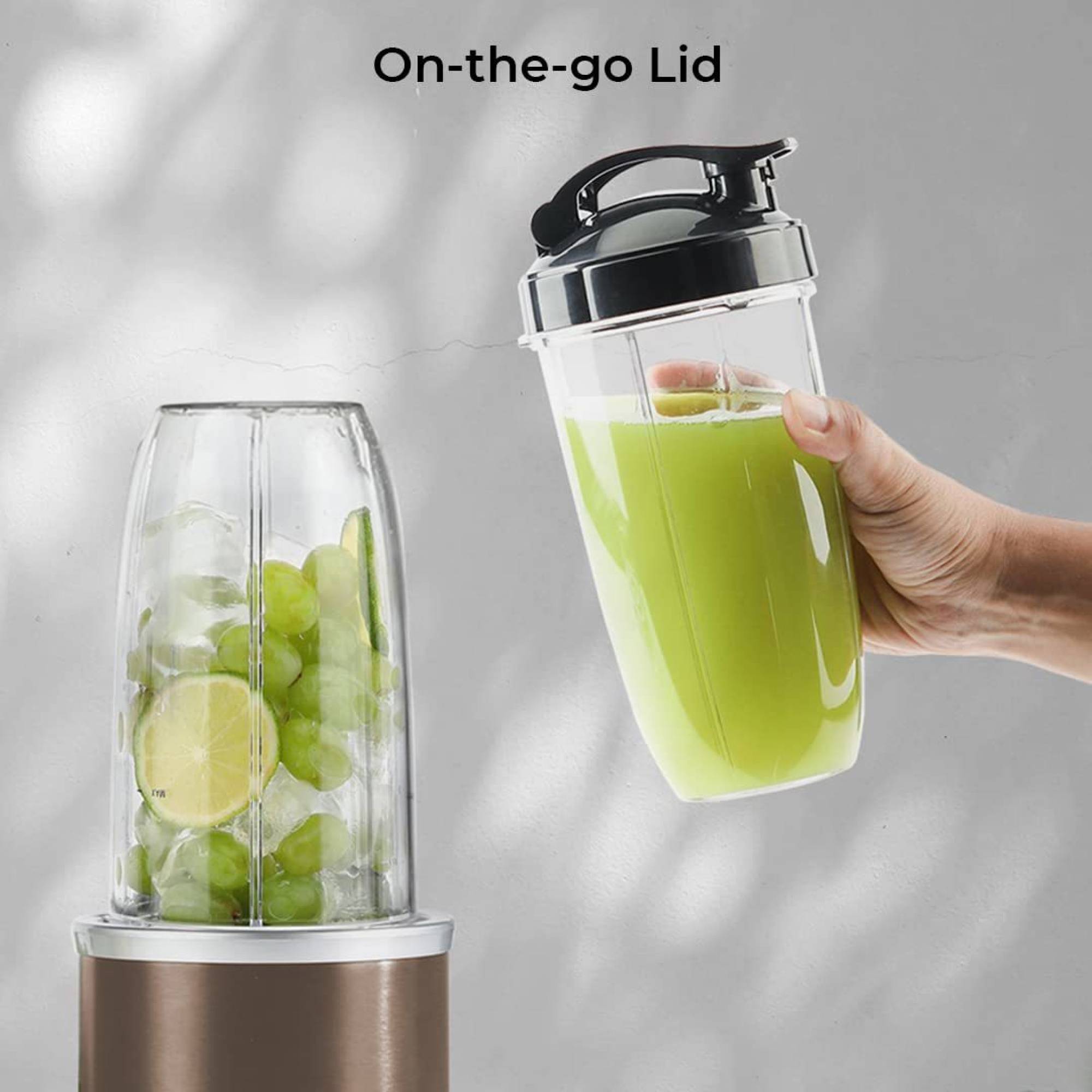 Kuvings Nutri Pro 1000 Watt 2 Jars Blender (22000 RPM, Durable & Super Quiet Motor, Champagne Gold)_13