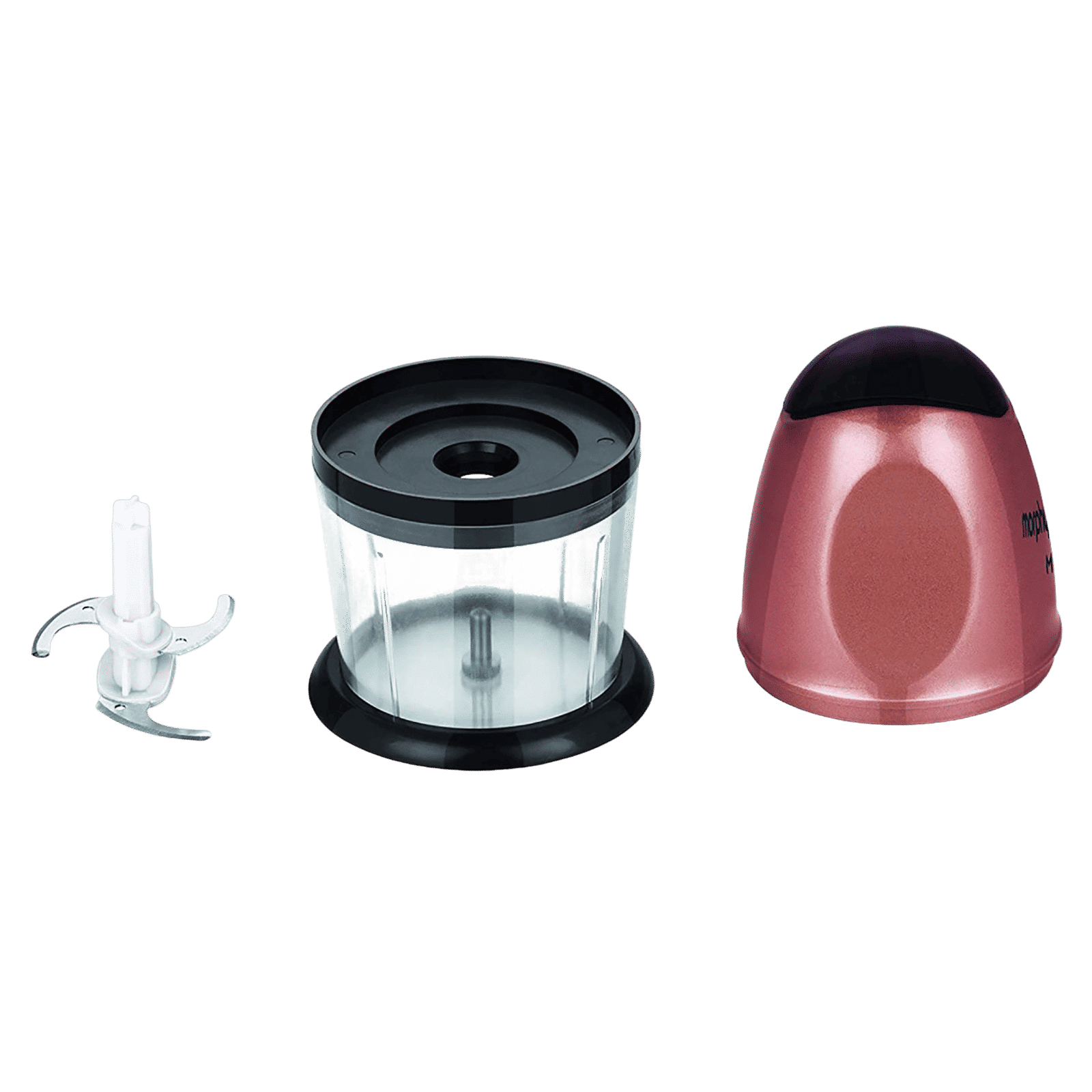 morphy richards Mini 300 Watt Chopper with 4 Blades (Rose Gold) morphy richards Mini 300 Watt Chopper with 4 Blades (Rose Gold)_3