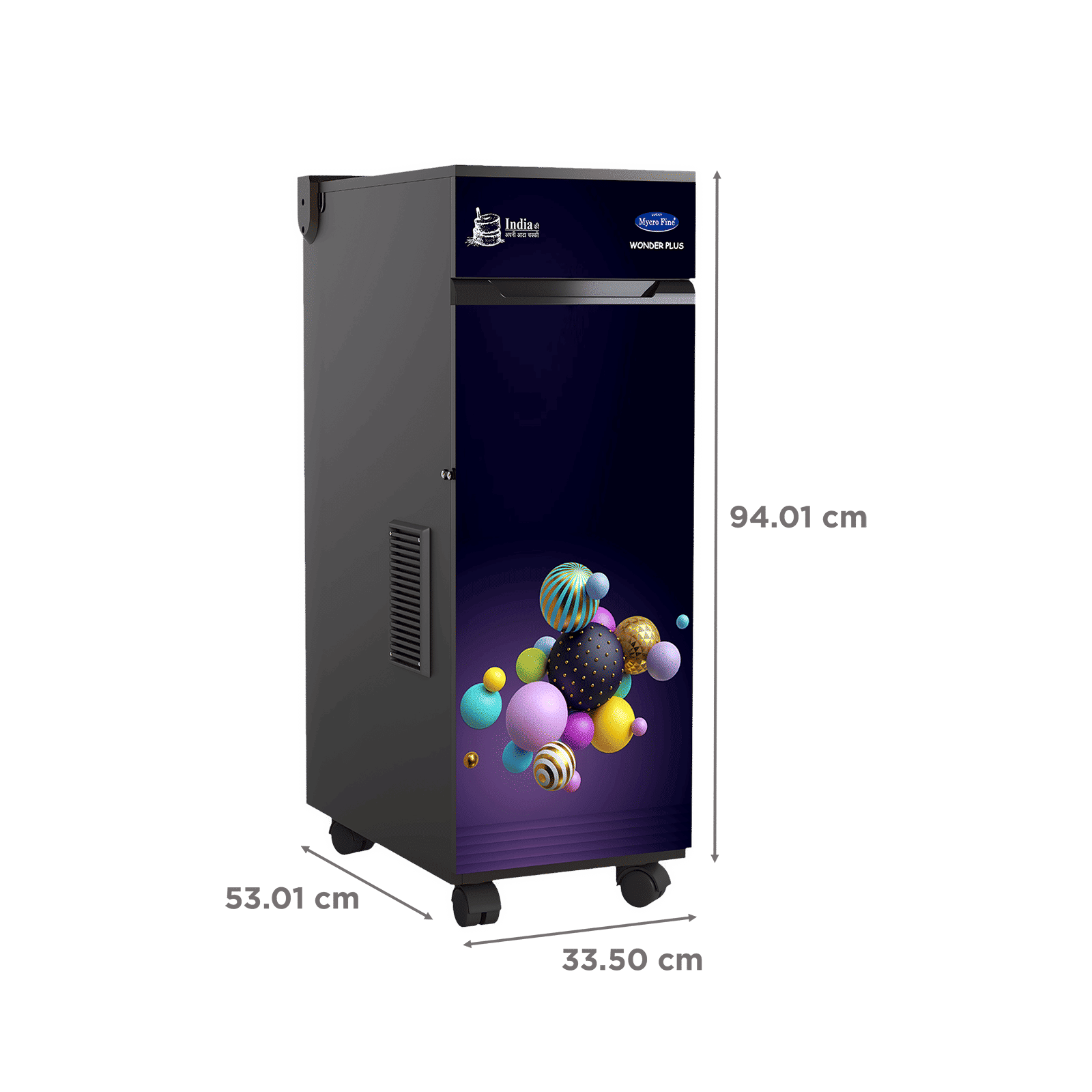 Mycro Fine WonderPlus 6.5 KG Flourmill Machine (6 Blade SS Rotar Cutter, 3D Ball) Mycro Fine WonderPlus 6.5 KG Flourmill Machine (6 Blade SS Rotar Cutter, 3D Ball)_3