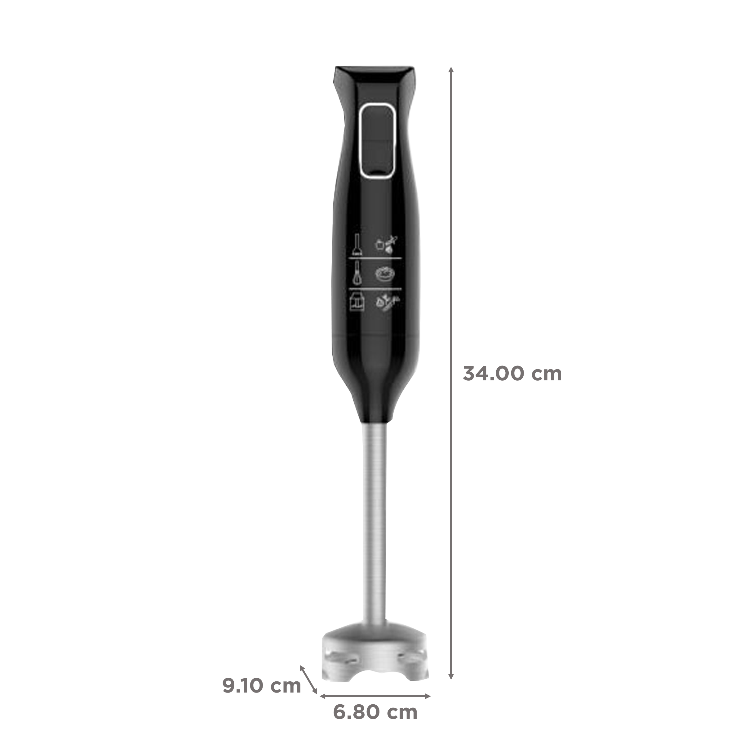 USHA 250 Watt Hand Blender (Rust Free Blade, Black)_3