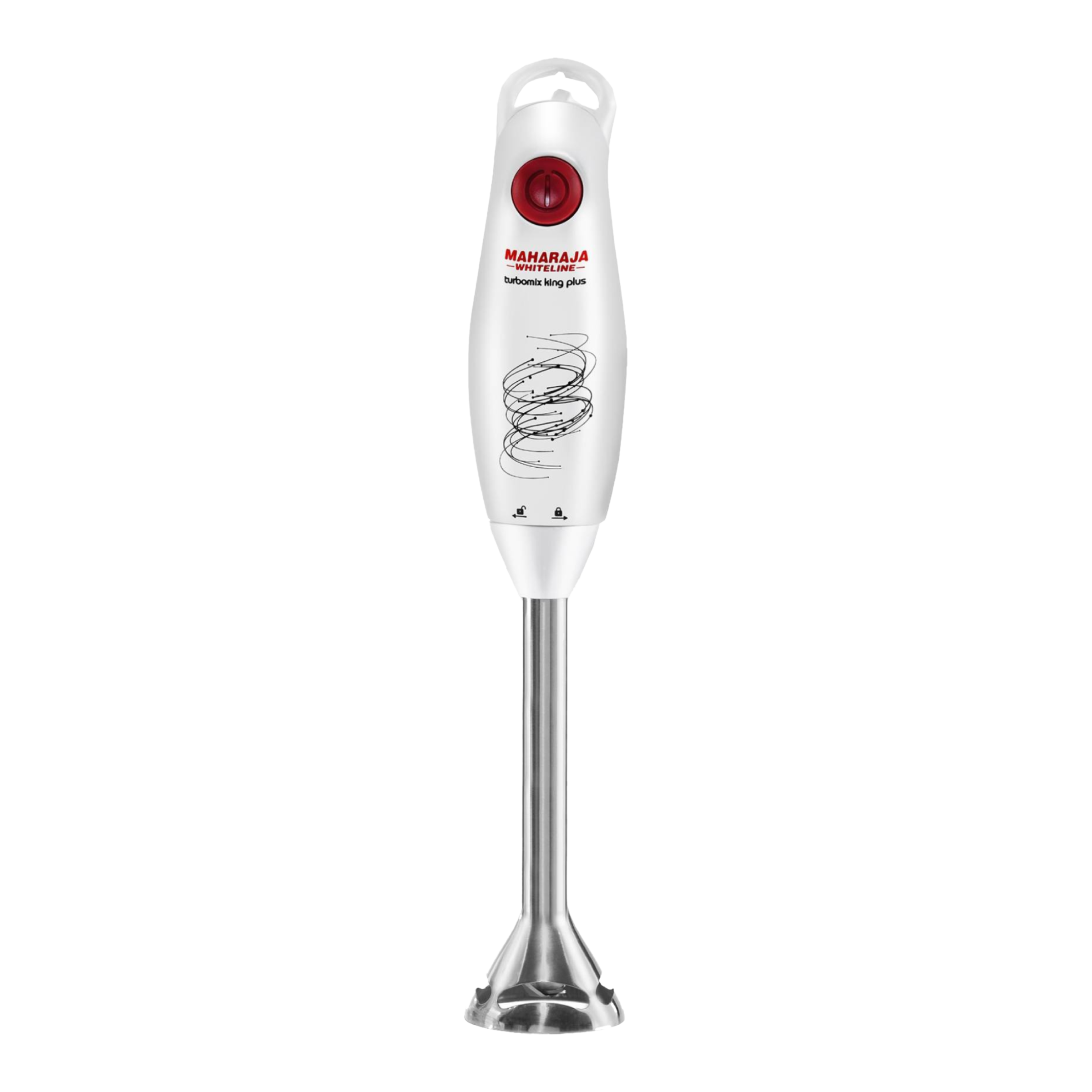 MAHARAJA WHITELINE Turbomix King Plus HB-132 250 Watt Hand Blender with 2 Attachments (Duraforce Advanced Blade Technology, White/Red)_13