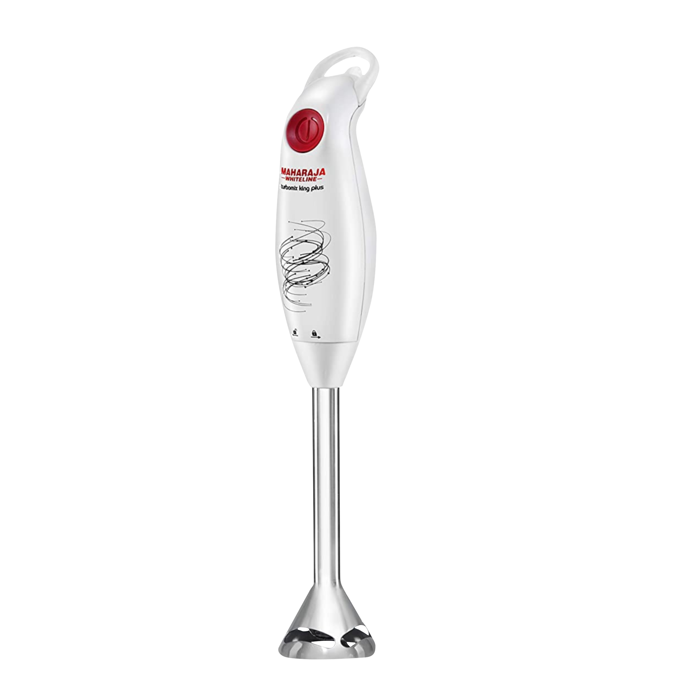 MAHARAJA WHITELINE Turbomix King Plus HB-132 250 Watt Hand Blender with 2 Attachments (Duraforce Advanced Blade Technology, White/Red)_14