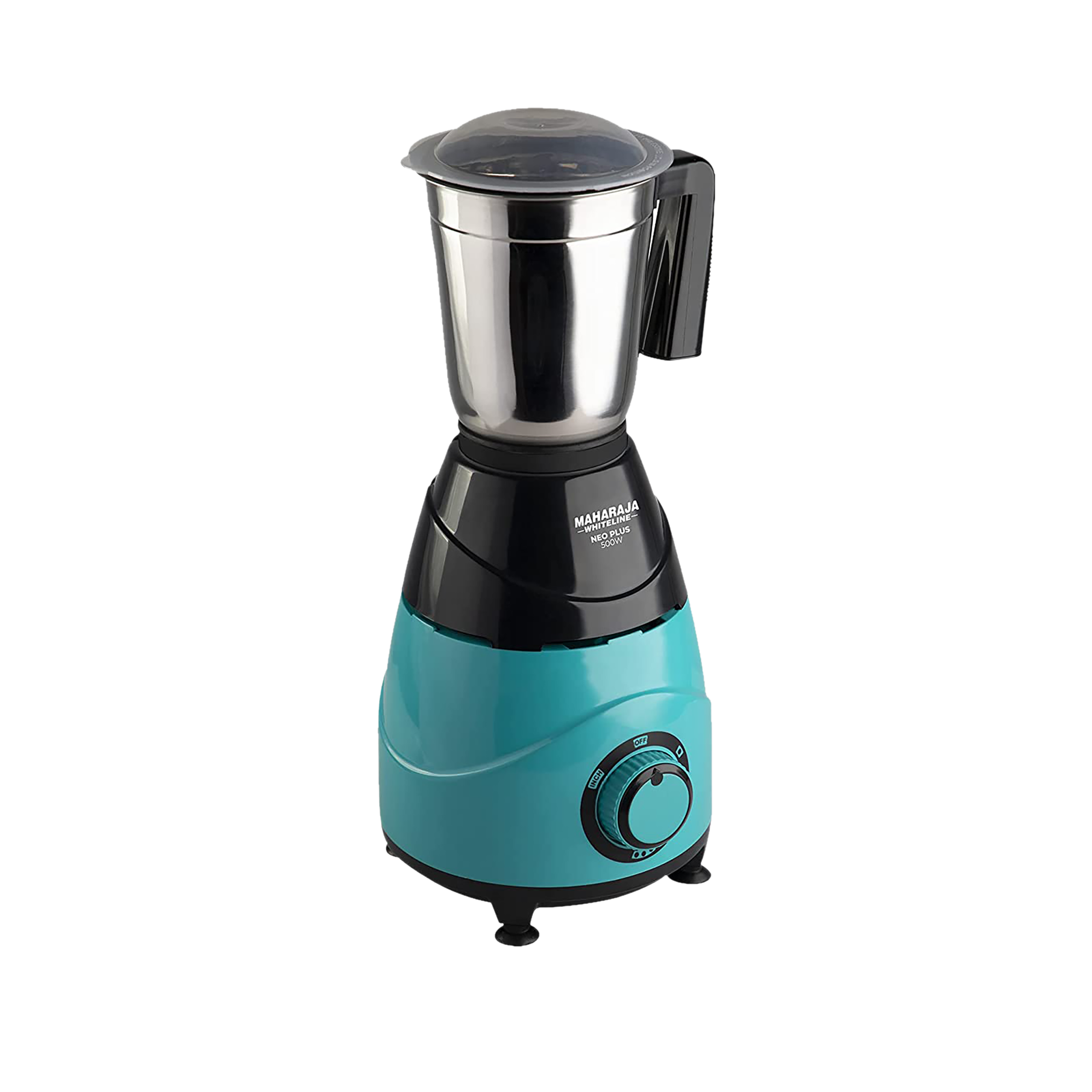 MAHARAJA WHITELINE Neo Plus 500 Watt 3 Jars Mixer Grinder (20000 RPM, Unique Jar Flow Breaker, Turquoise Blue/Black)_9