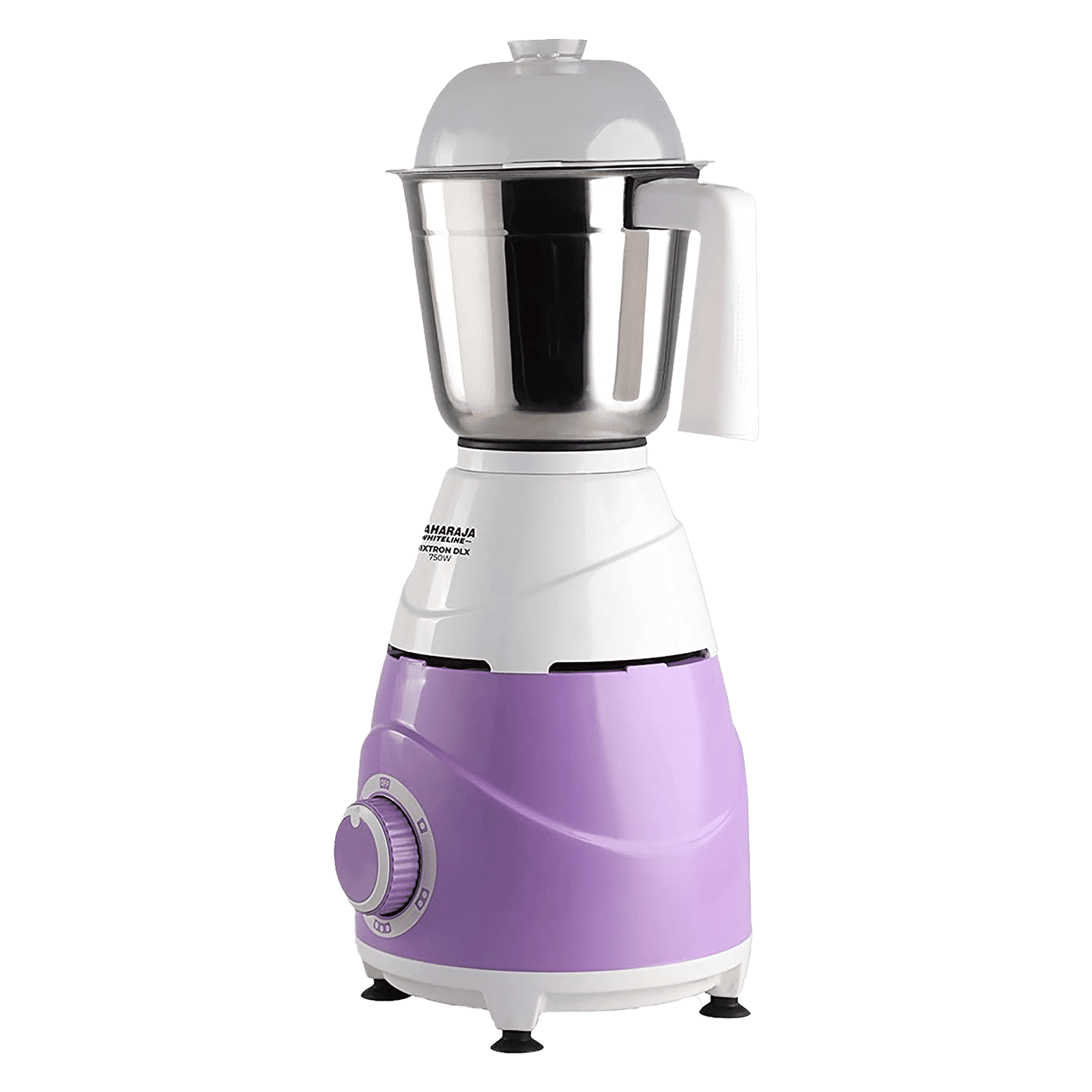 MAHARAJA WHITELINE Mixtron Dlx 750 Watt 3 Jars Mixer Grinder (20000 RPM, Unique Jar Flow Breaker, Lavender & White)_6