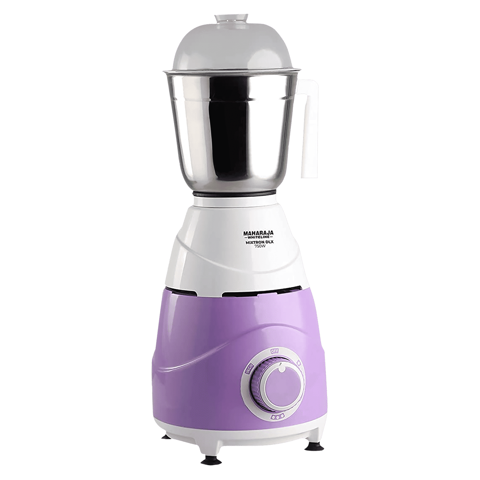 MAHARAJA WHITELINE Mixtron Dlx 750 Watt 3 Jars Mixer Grinder (20000 RPM, Unique Jar Flow Breaker, Lavender & White)_11