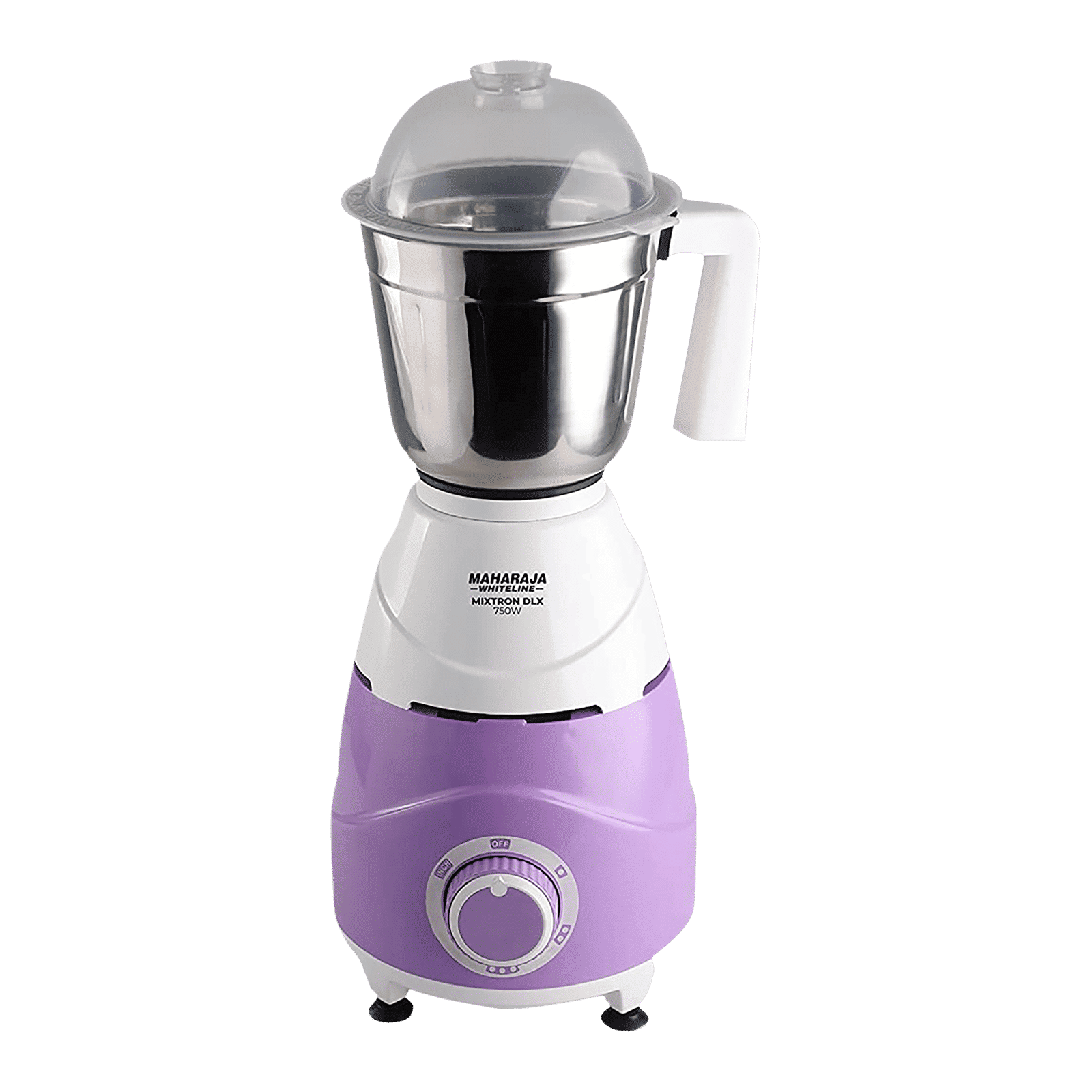 MAHARAJA WHITELINE Mixtron Dlx 750 Watt 3 Jars Mixer Grinder (20000 RPM, Unique Jar Flow Breaker, Lavender & White)_5