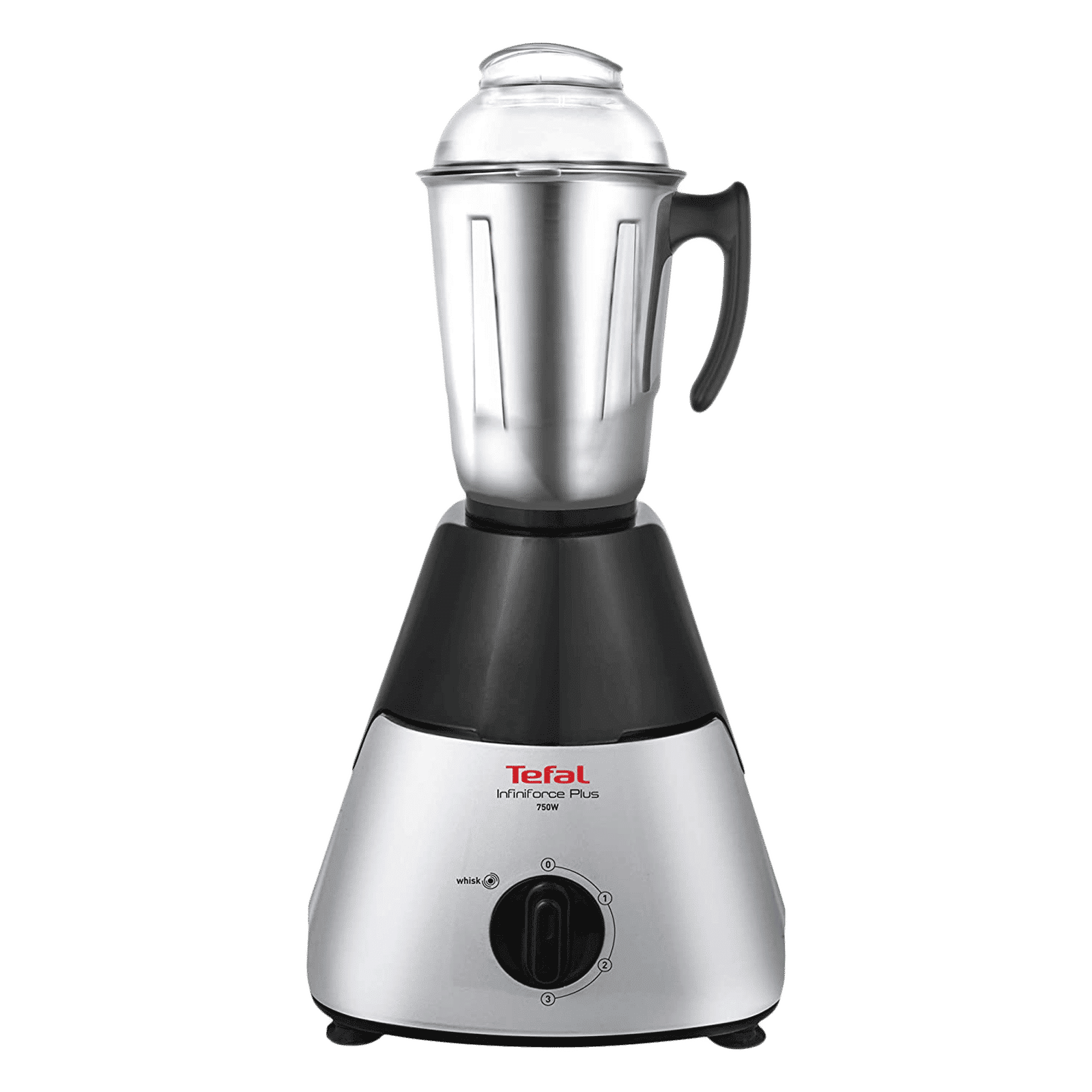Tefal Infiniforce Plus 750 Watt 4 Jars Mixer Grinder (20000 RPM, Dual Cooling Technology, Black/Silver)_5