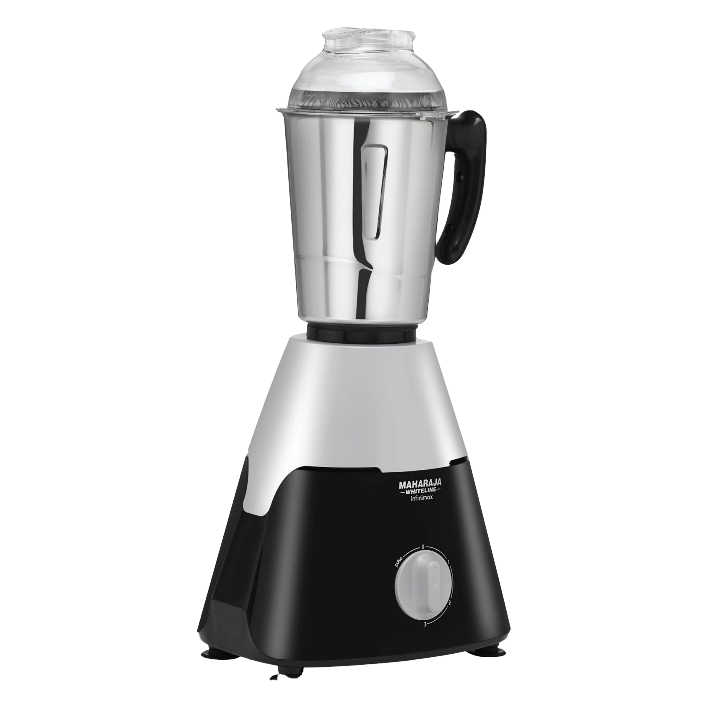 MAHARAJA WHITELINE Infinimax Elite 750 Watt 4 Jars Mixer Grinder (20000 RPM, 5-in-1 Blades, Black/Silver)_5