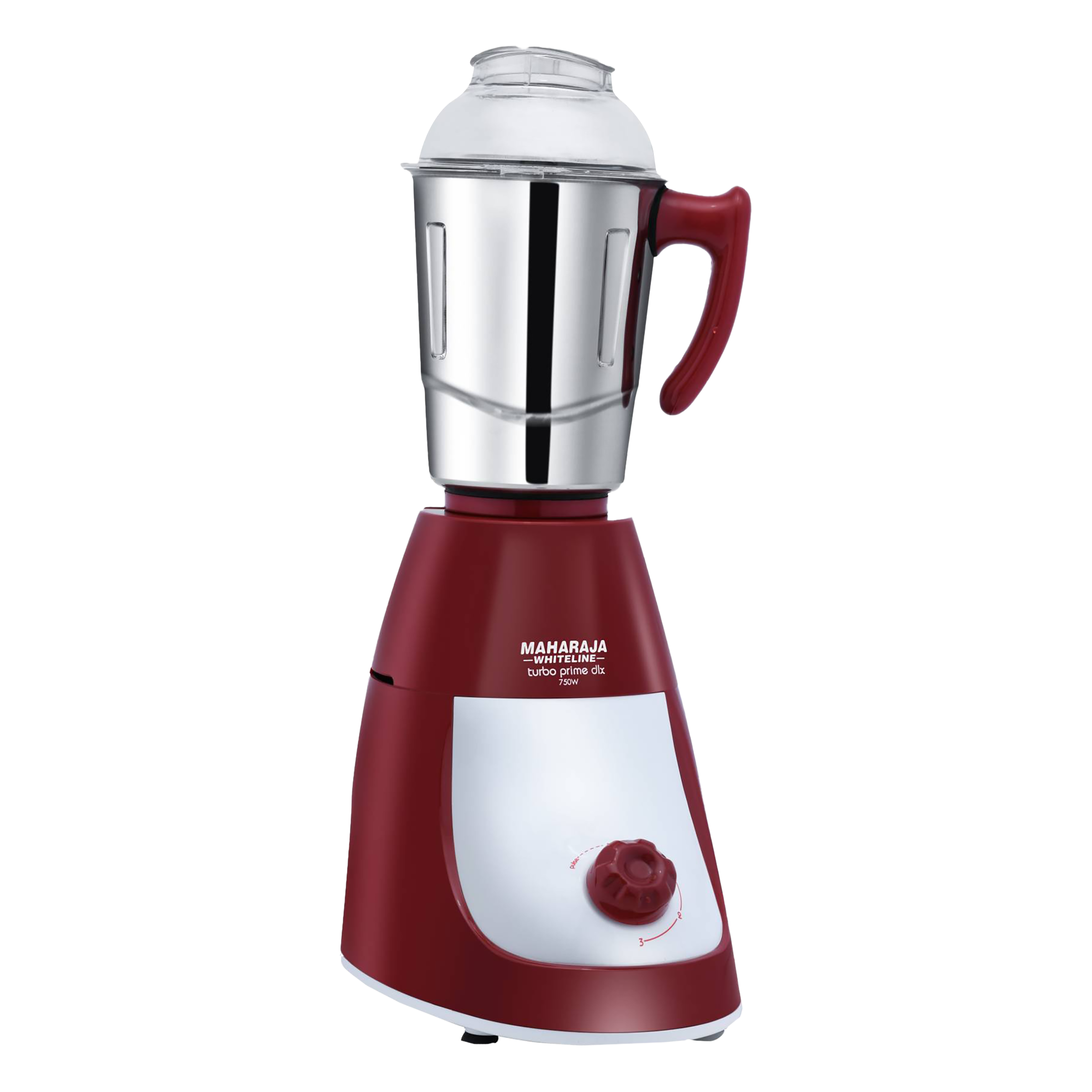 MAHARAJA WHITELINE Turbo Prime Dlx MX-231 750 Watt 3 Jars Mixer Grinder (20000 RPM, 5-in-1 Blades, Red/White)_11