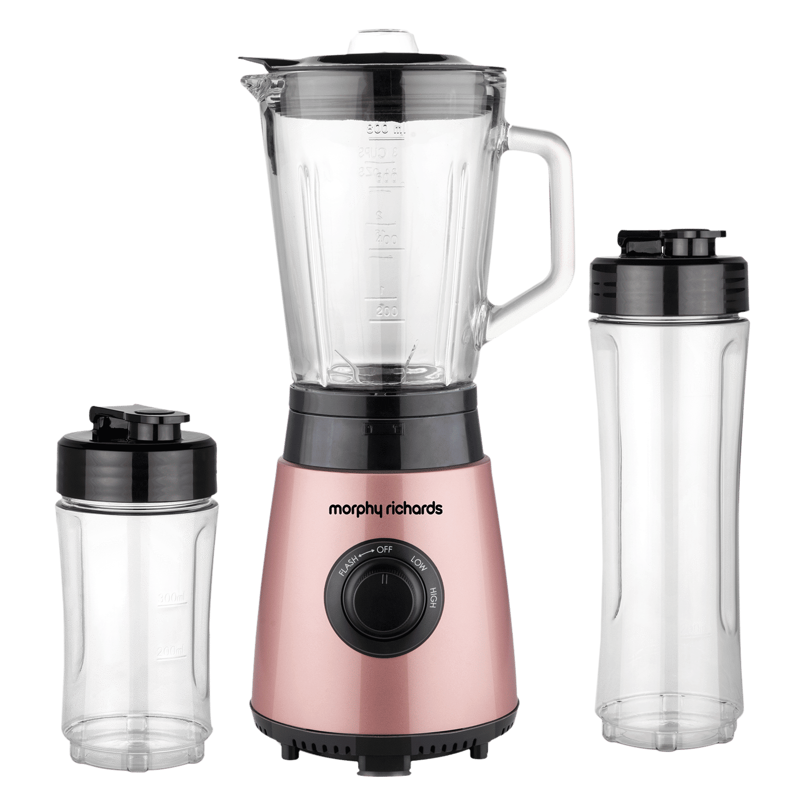 morphy richards Blendexpert 400 Watt 3 Jars Blender (25000 RPM, Powerful Copper Motor, Rose Gold)_1
