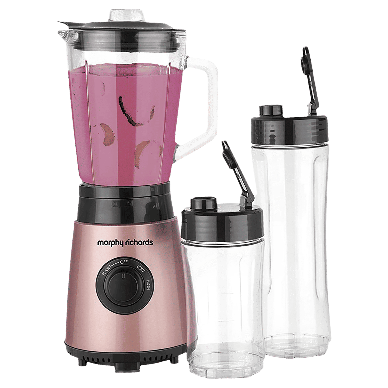 morphy richards Blendexpert 400 Watt 3 Jars Blender (25000 RPM, Powerful Copper Motor, Rose Gold)_6