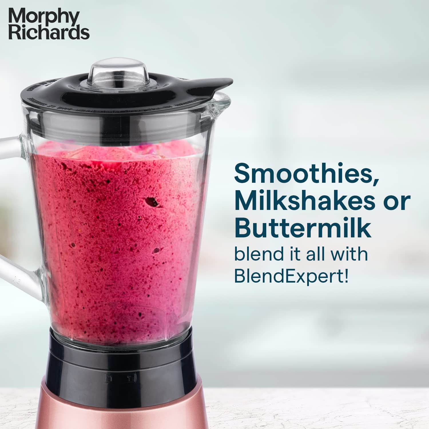 morphy richards Blendexpert 400 Watt 3 Jars Blender (25000 RPM, Powerful Copper Motor, Rose Gold)_10