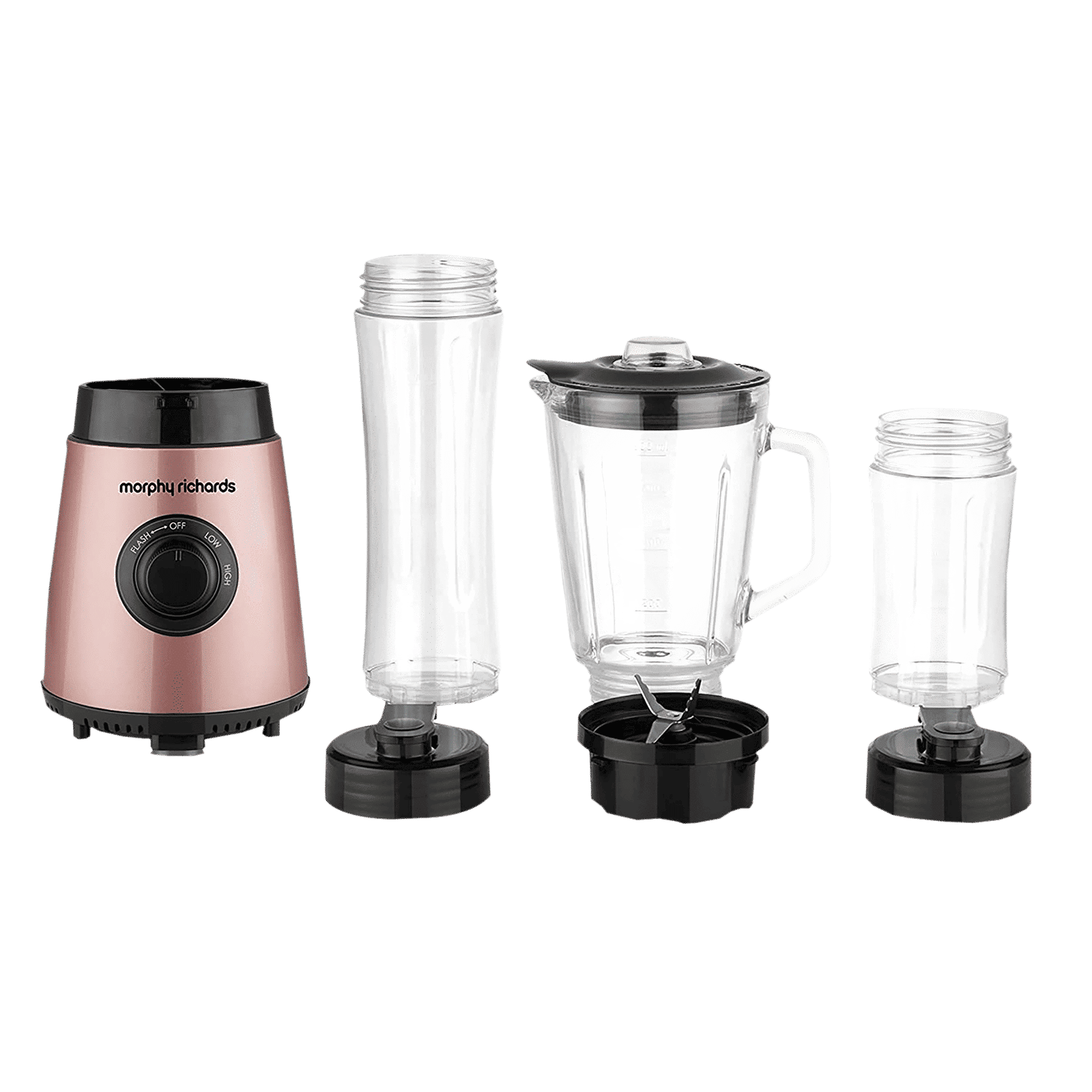 morphy richards Blendexpert 400 Watt 3 Jars Blender (25000 RPM, Powerful Copper Motor, Rose Gold)_11