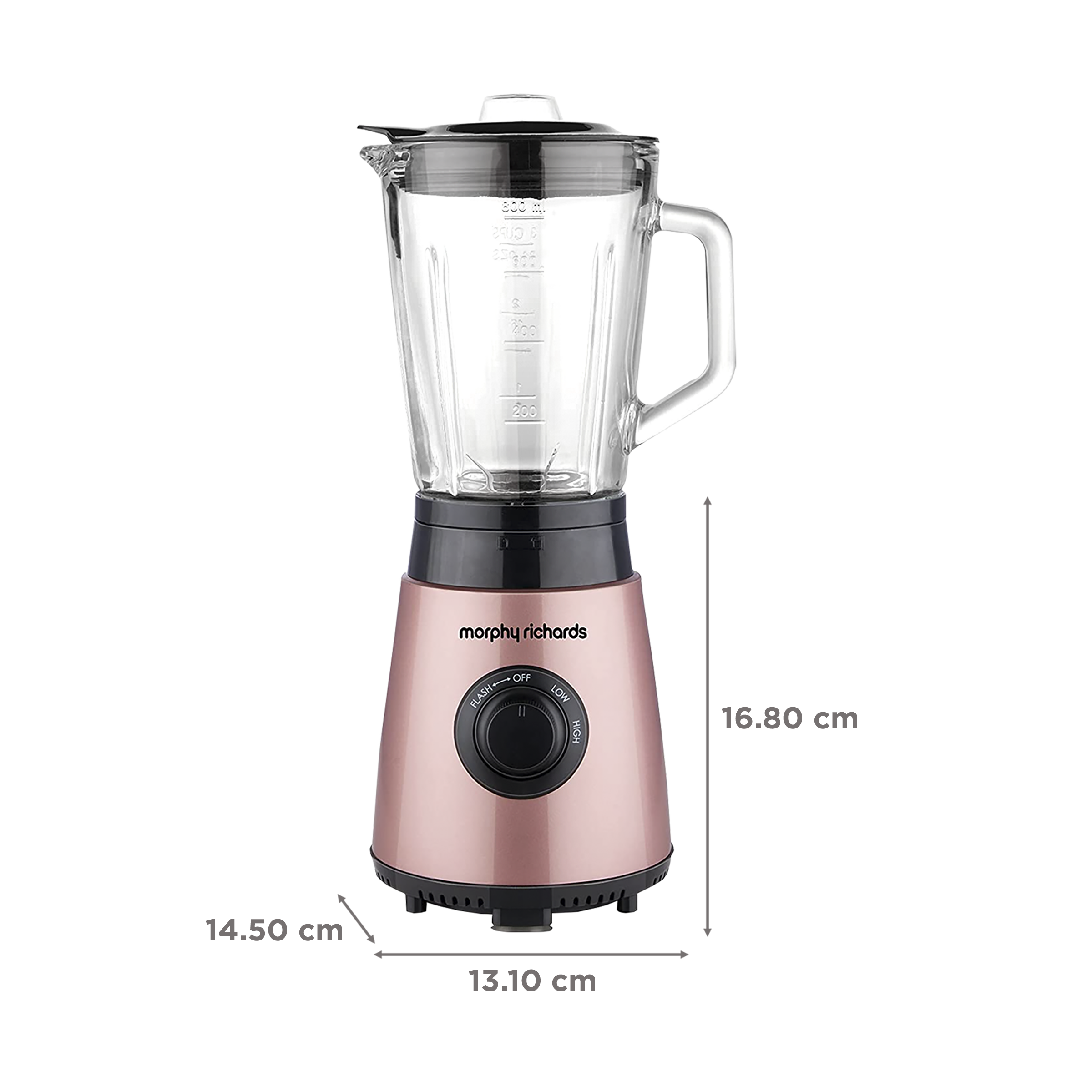 morphy richards Blendexpert 400 Watt 3 Jars Blender (25000 RPM, Powerful Copper Motor, Rose Gold)_3