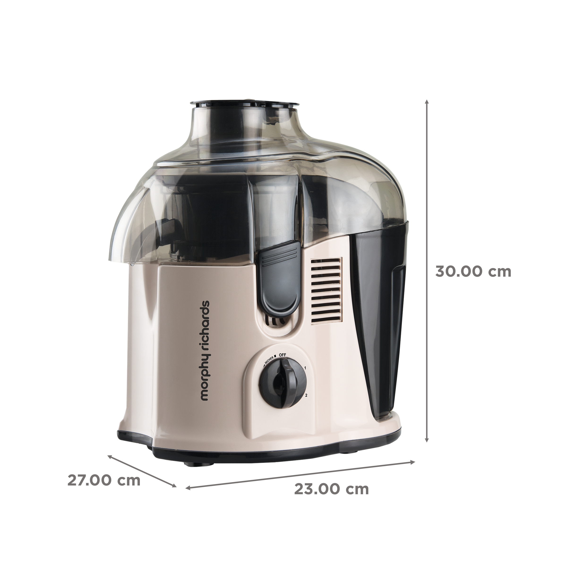 morphy richards Maximo DLX 500 Watt Centrifugal Force Juicer (Powerful Copper Motor, Sand) morphy richards Maximo DLX 500 Watt Centrifugal Force Juicer (Powerful Copper Motor, Sand)_3