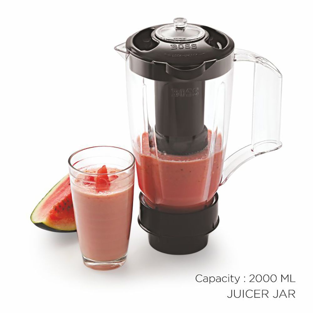 BOSS CycloneMaxx 900 Watt 4 Jars Mixer Grinder (3 Variable Speed Control with LED Light, Black)_12