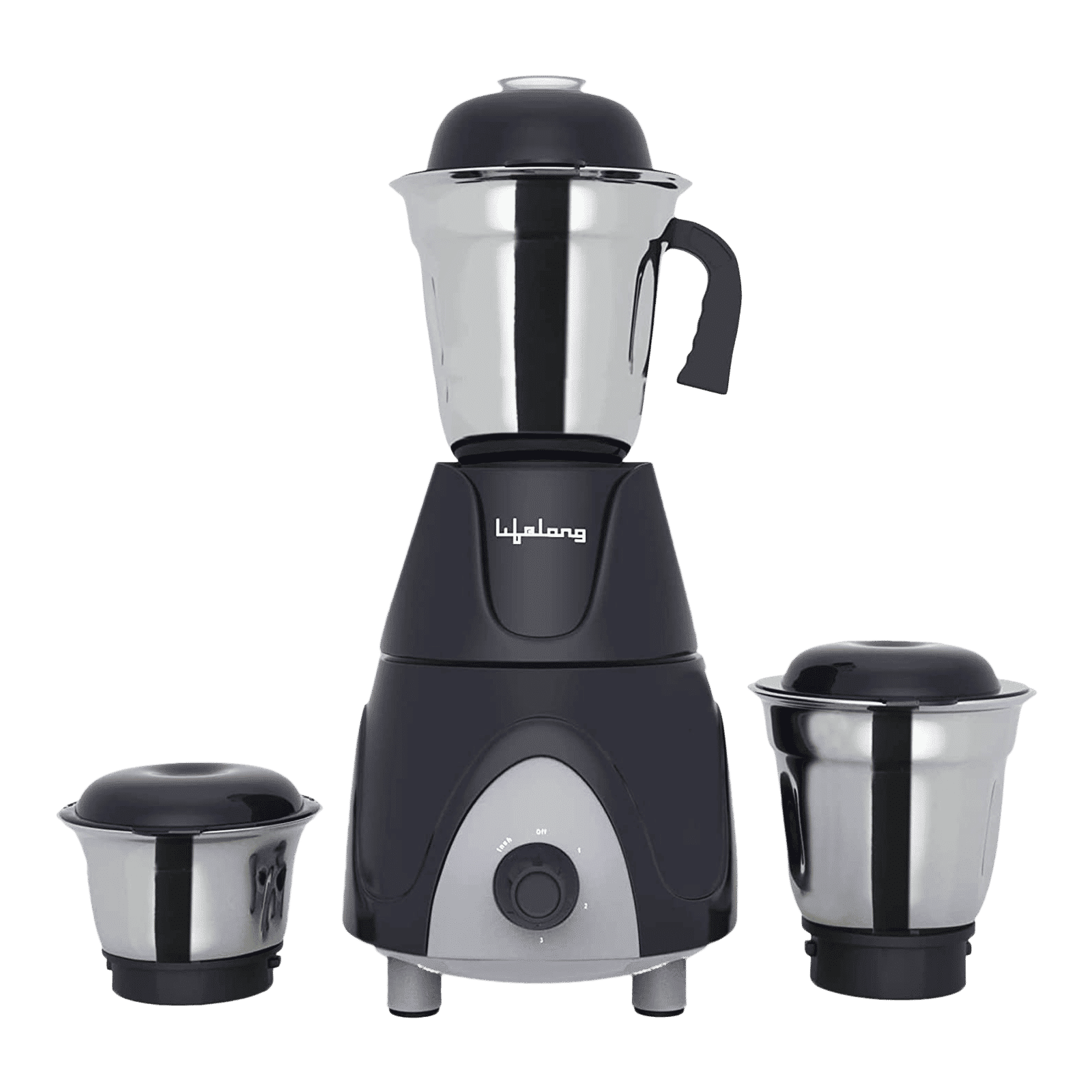 Lifelong 750 Watt 3 Jars Mixer Grinder (18000 RPM, Overload Protection, Grey) Lifelong 750 Watt 3 Jars Mixer Grinder (18000 RPM, Overload Protection, Grey)_1