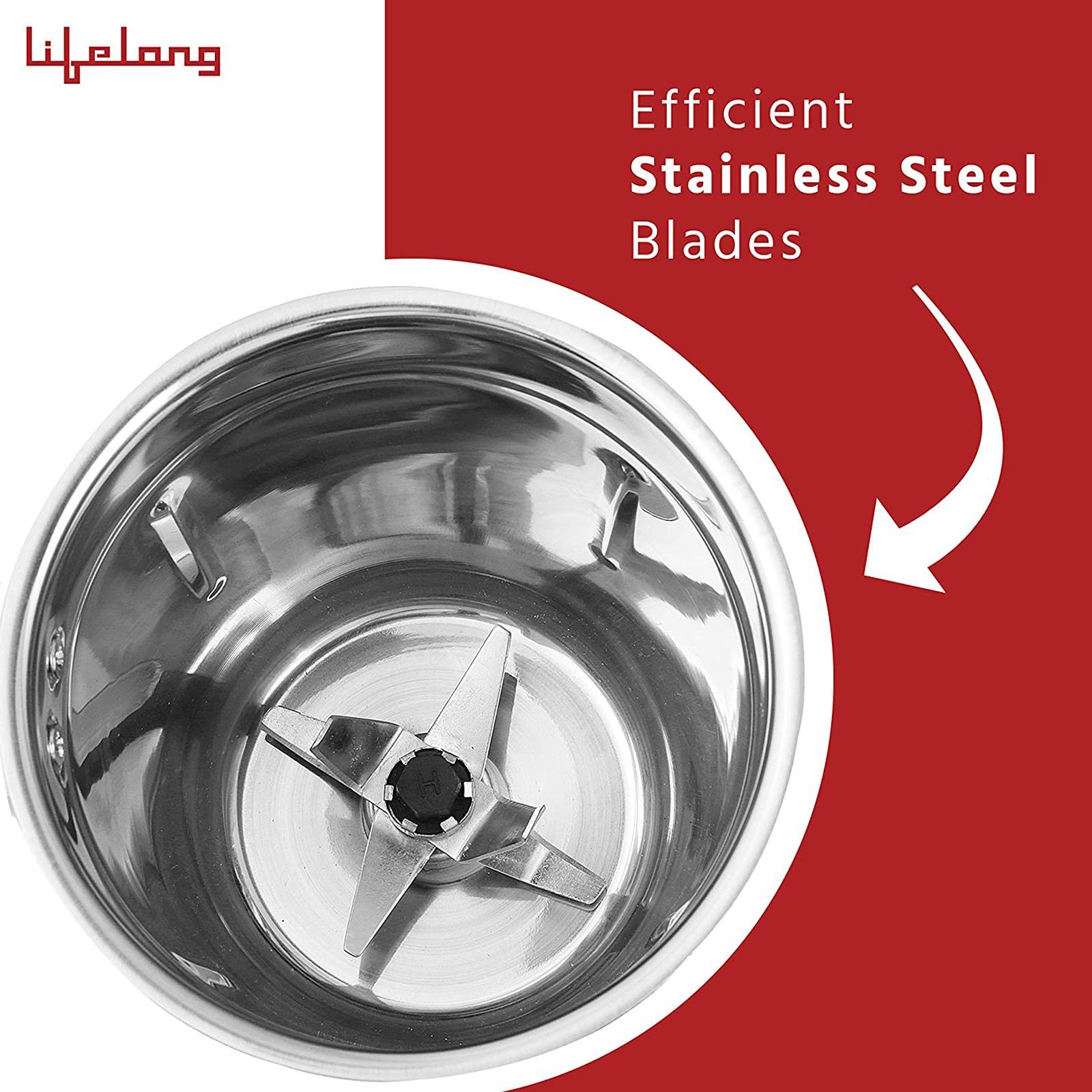 Lifelong 750 Watt 3 Jars Mixer Grinder (18000 RPM, Overload Protection, Grey) Lifelong 750 Watt 3 Jars Mixer Grinder (18000 RPM, Overload Protection, Grey)_8