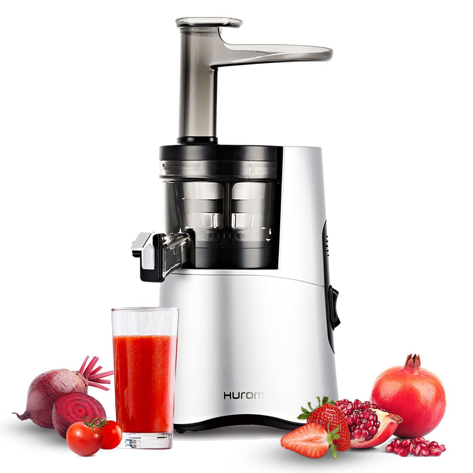 Hurom Classic Series 150 Watt Cold Press Juicer (43 RPM, Slow Squeeze Technology, Matt Silver)_13