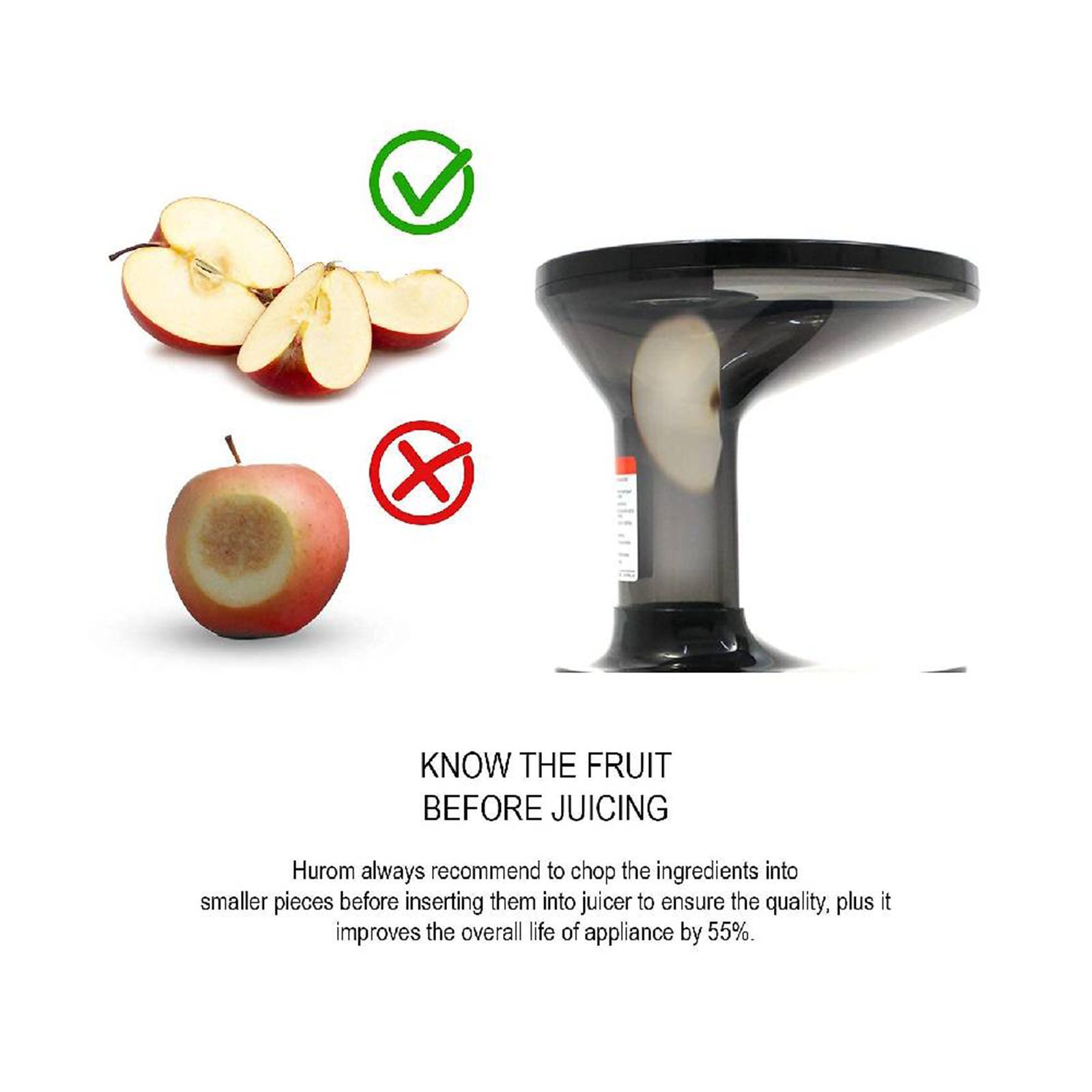 Hurom Classic Series 150 Watt Cold Press Juicer (43 RPM, Slow Squeeze Technology, Midnight Blue)_7