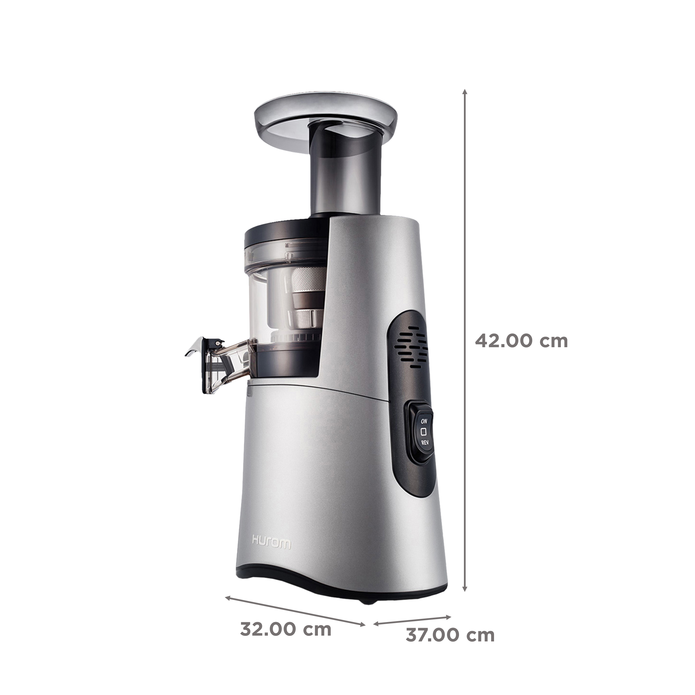 Hurom Classic Series 150 Watt Cold Press Juicer (43 RPM, Slow Squeeze Technology, Midnight Blue)_3