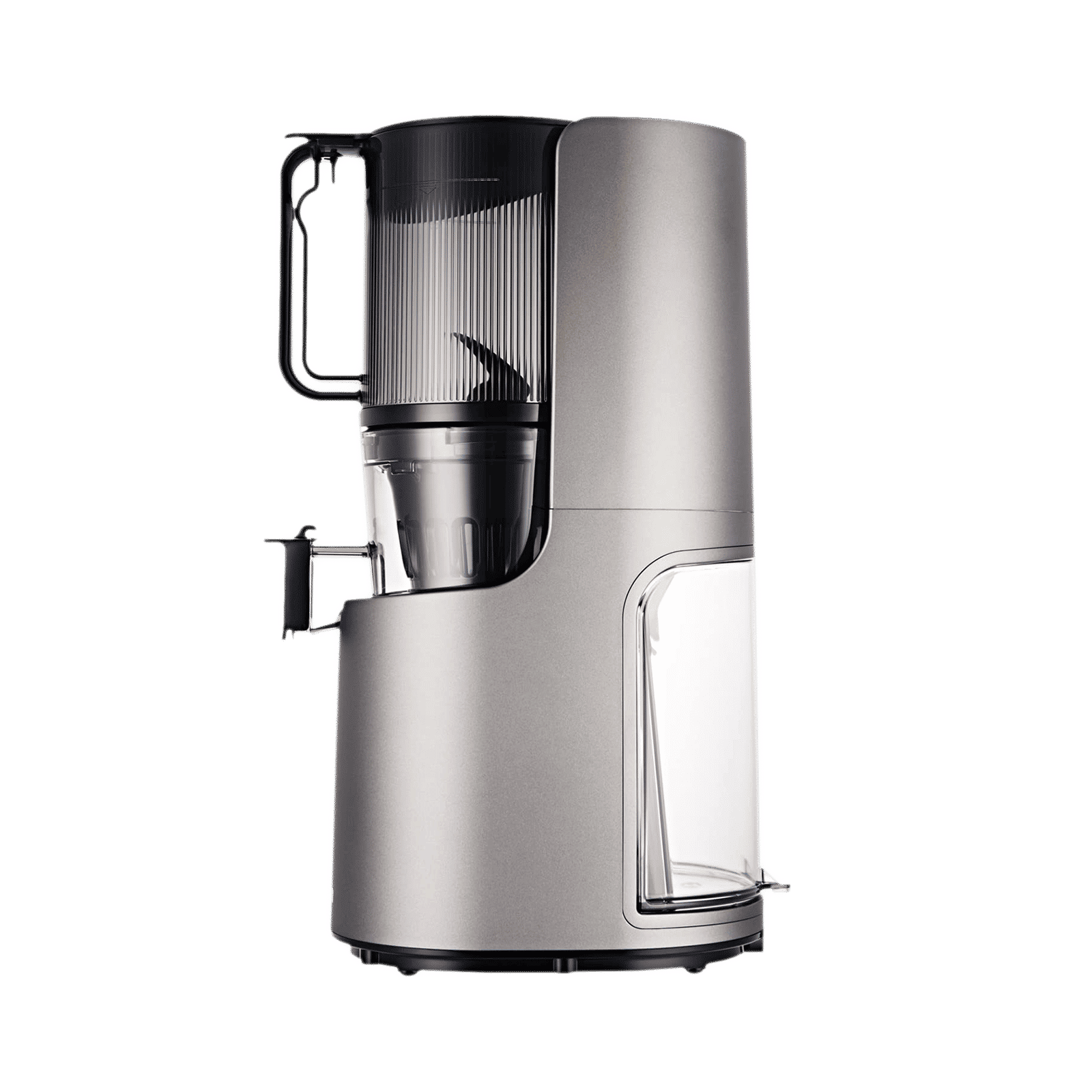 Hurom Premium Series 200 Watt Cold Press Juicer (50 RPM, Self-Feeding Hopper, Titanium Grey)_4