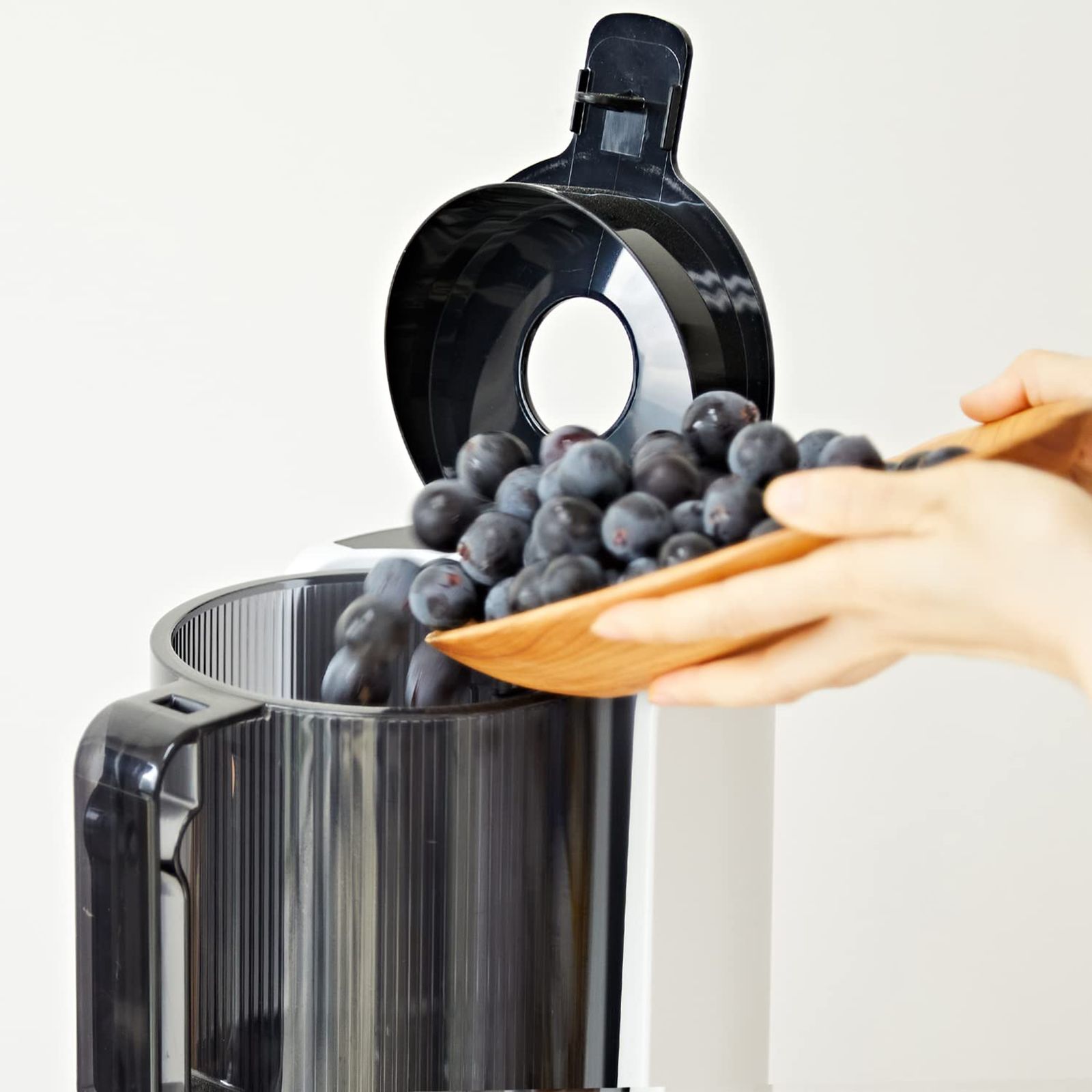 Hurom Premium Series 200 Watt Cold Press Juicer (50 RPM, Self-Feeding Hopper, Matte White) Hurom Premium Series 200 Watt Cold Press Juicer (50 RPM, Self-Feeding Hopper, Matte White)_8