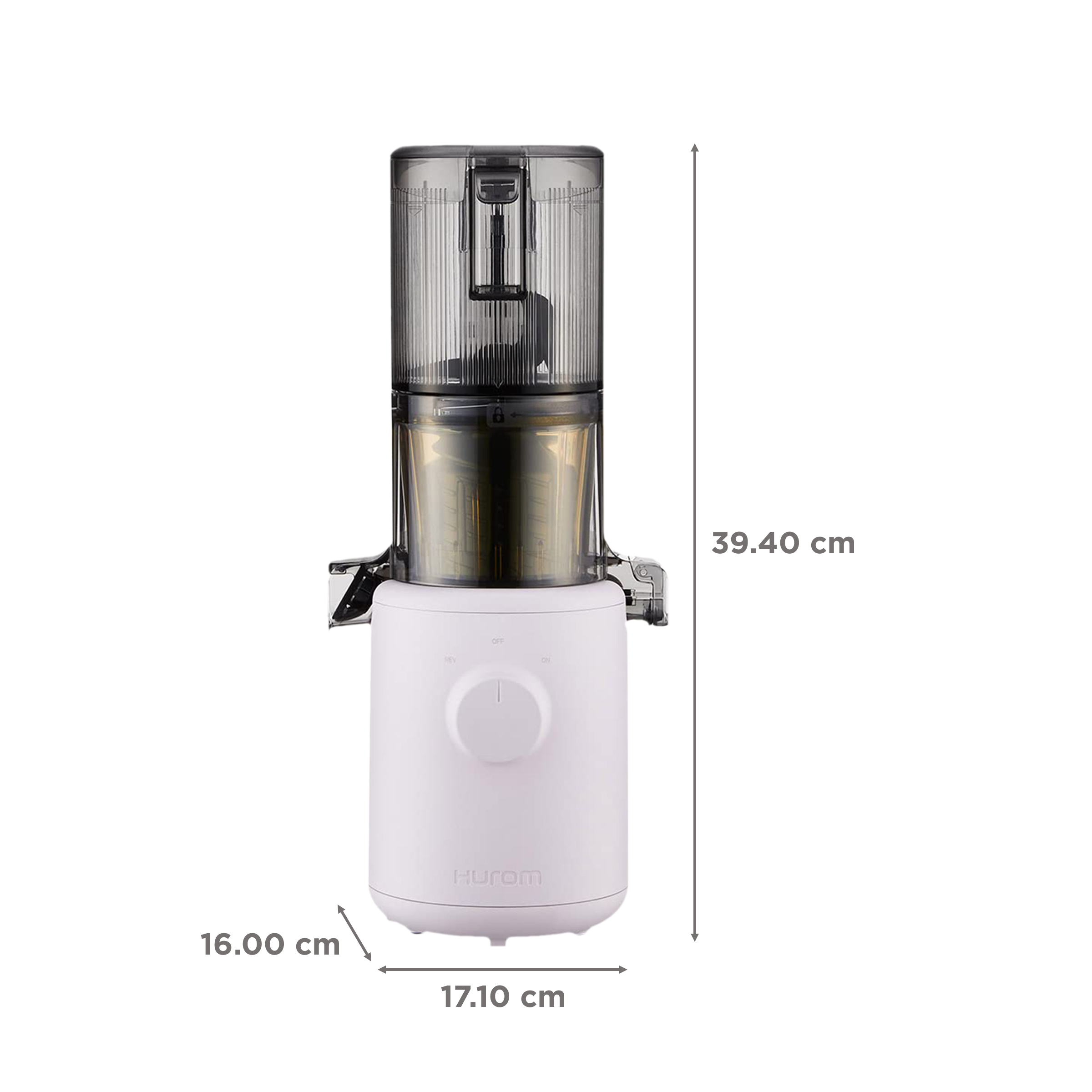 Hurom Easy Series 100 Watt Cold Press Juicer (43 RPM, Convenient with Minimal Touches, Lavender)_3