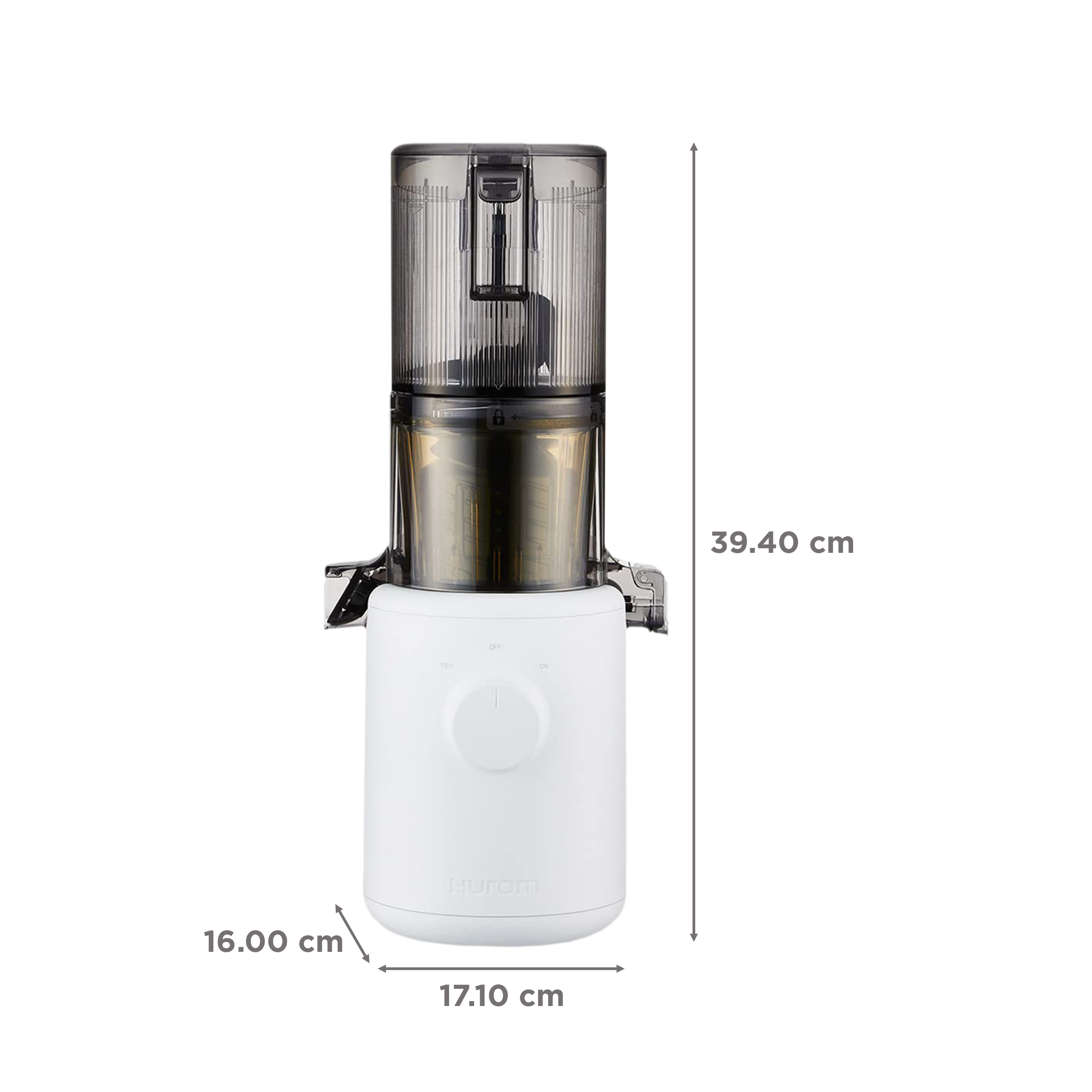 Hurom Easy Series 100 Watt Cold Press Juicer (43 RPM, Convenient with Minimal Touches, White) Hurom Easy Series 100 Watt Cold Press Juicer (43 RPM, Convenient with Minimal Touches, White)_3